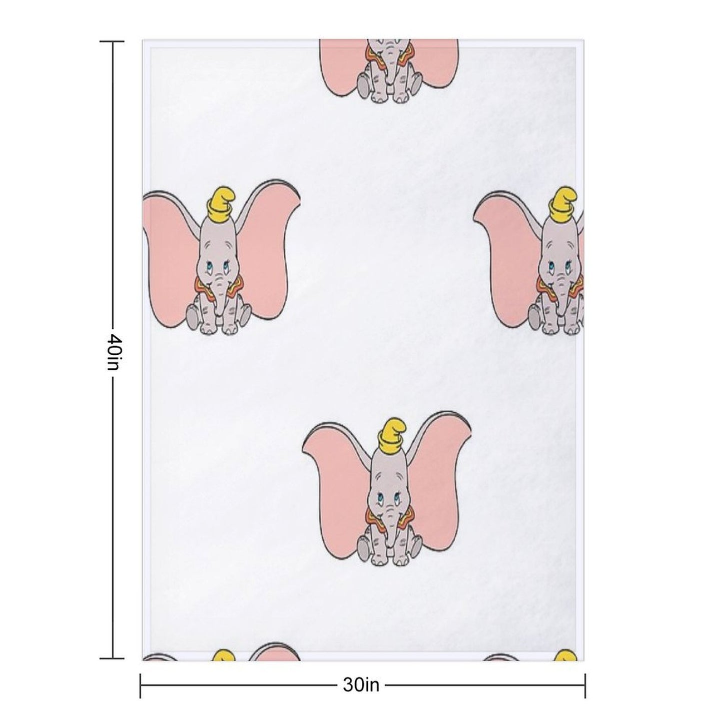 Dumbo Machine-washable Throw Blanket