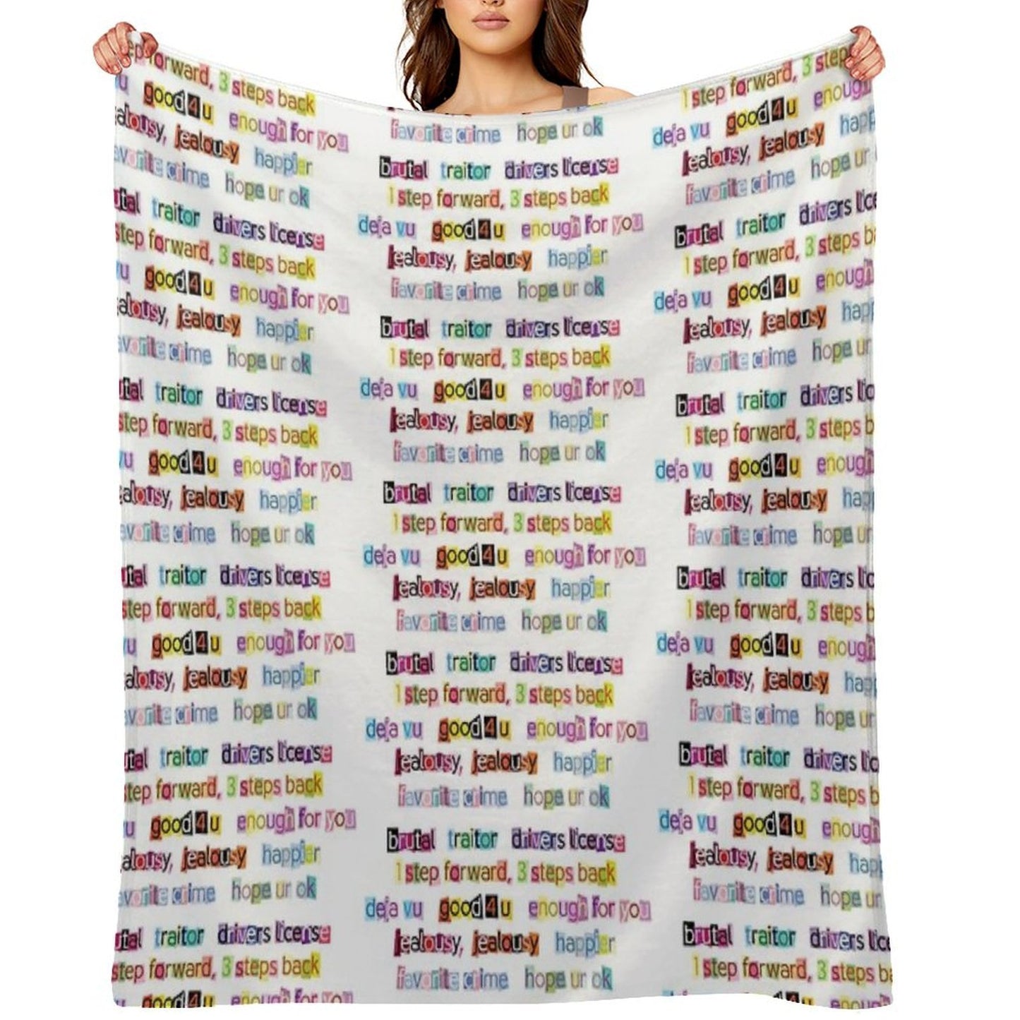 Sour Song Titles Anti-pilling Throw Blanket