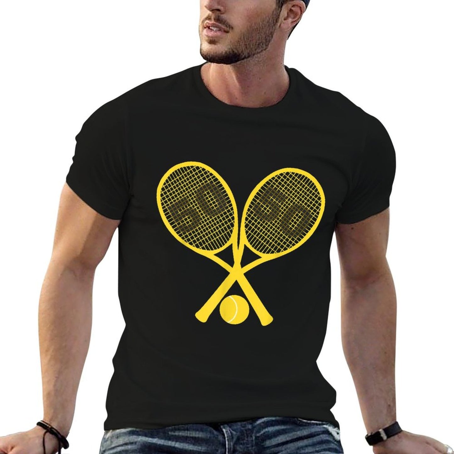 50th Birthday Tenniss Fade-proof Color T-Shirt