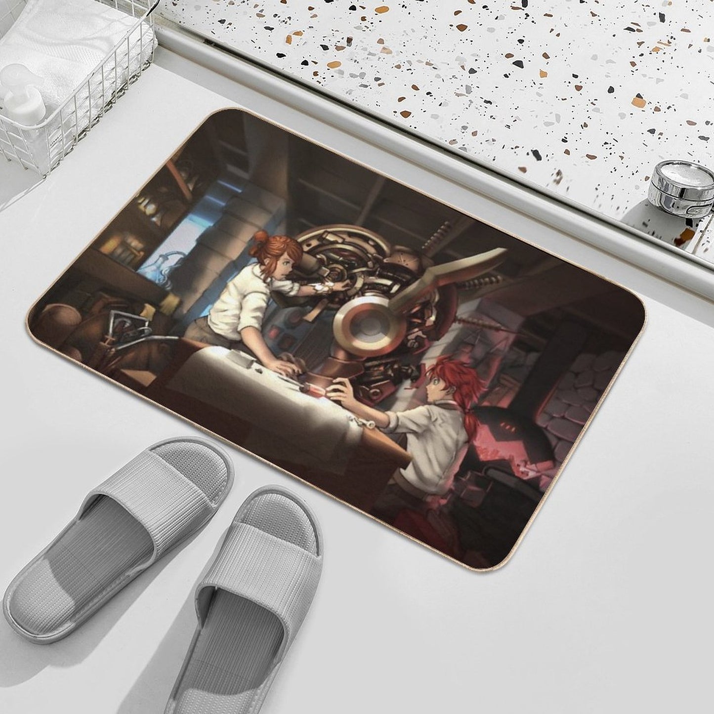 Nat19 Fannon Workshop Fade-Resistant Bath Mat