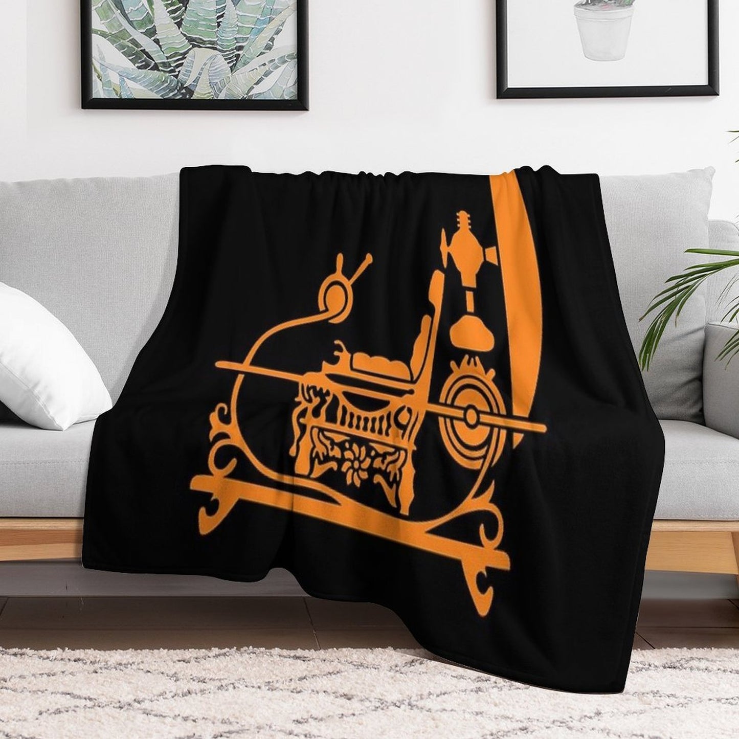 Time Machine Anti-pilling Throw Blanket