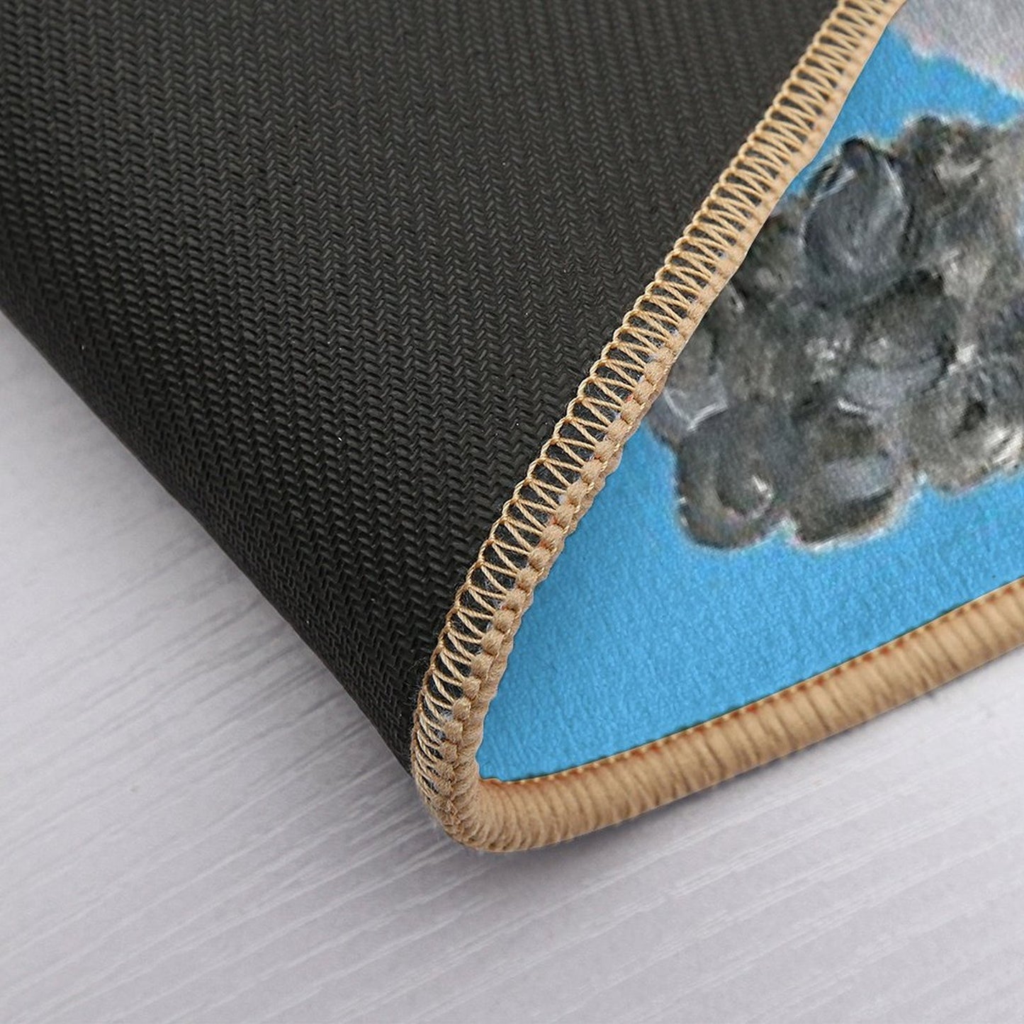 Penguin Blue Foot Durable Bath Mat