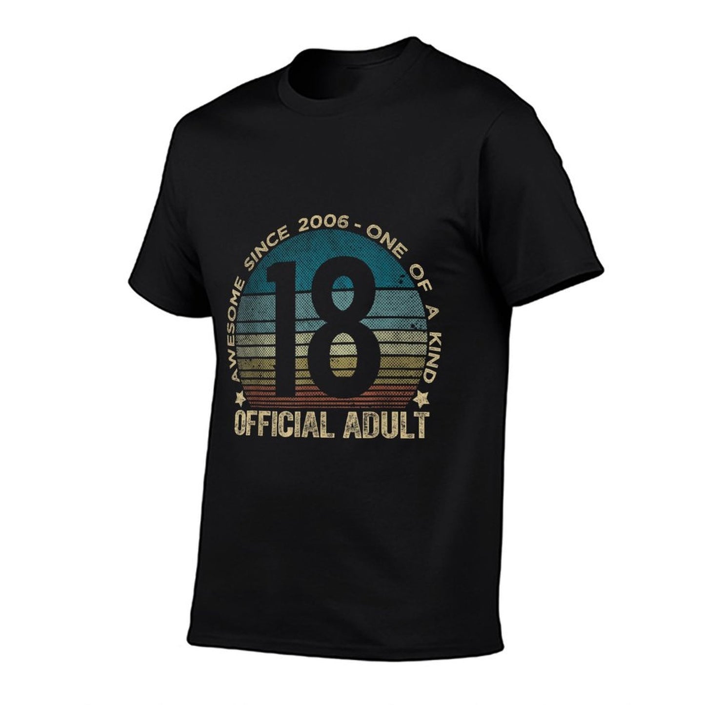 Official Adult 18th Birthday 18 Year Old Gifts Vintage 2006 Wrinkle-resistant T-Shirt