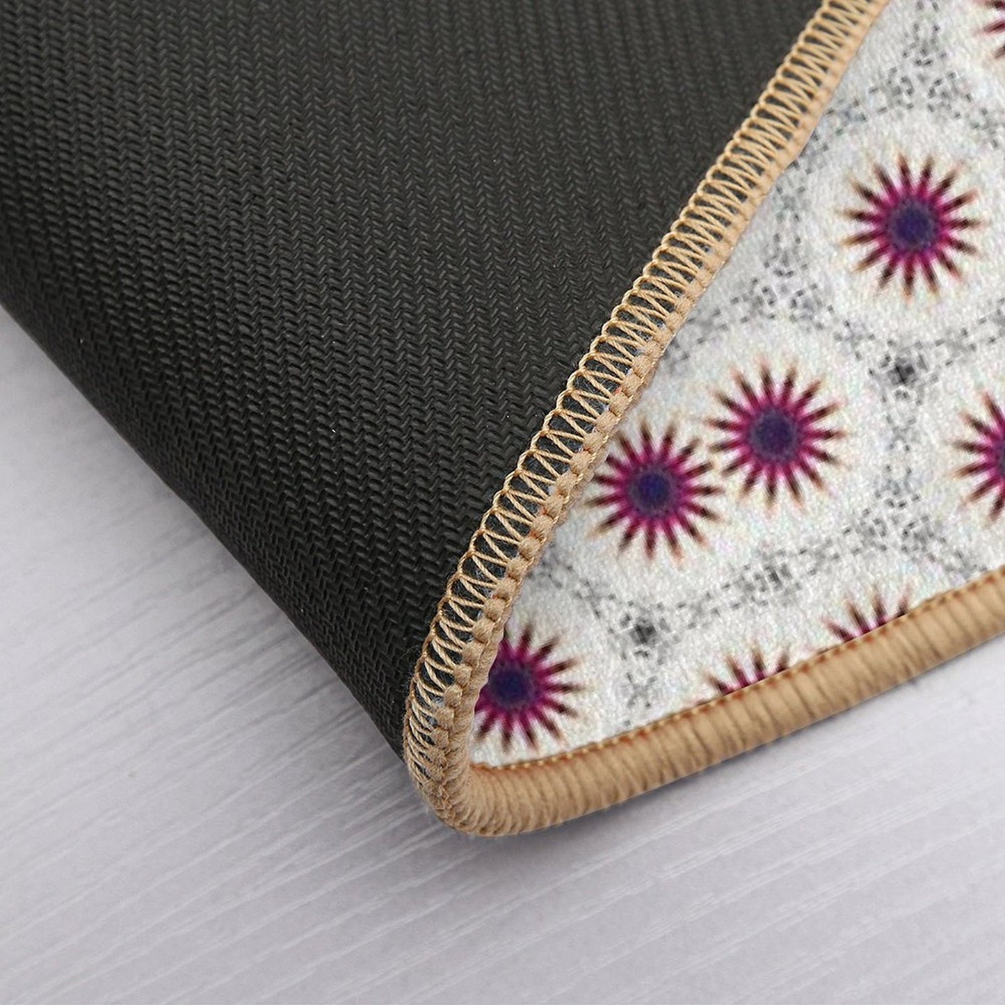 Blooming Flower on Fire Absorbent Bath Mat