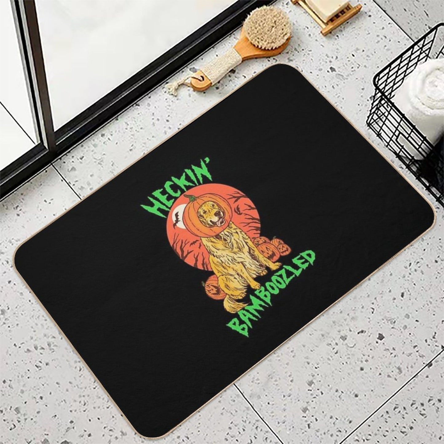 Doggo Lantern Pet-Safe Bath Mat