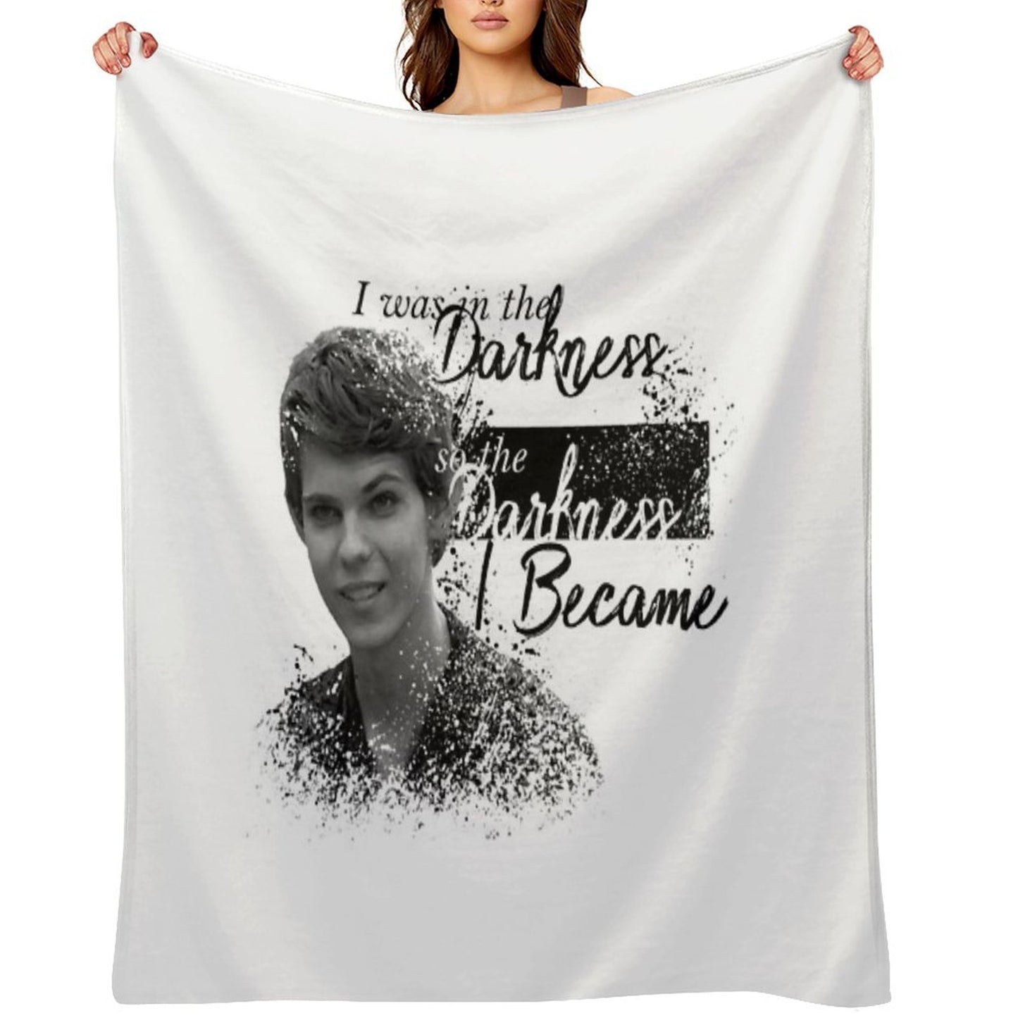 Darkness I Became - Peter Pan Versatility Throw Blanket