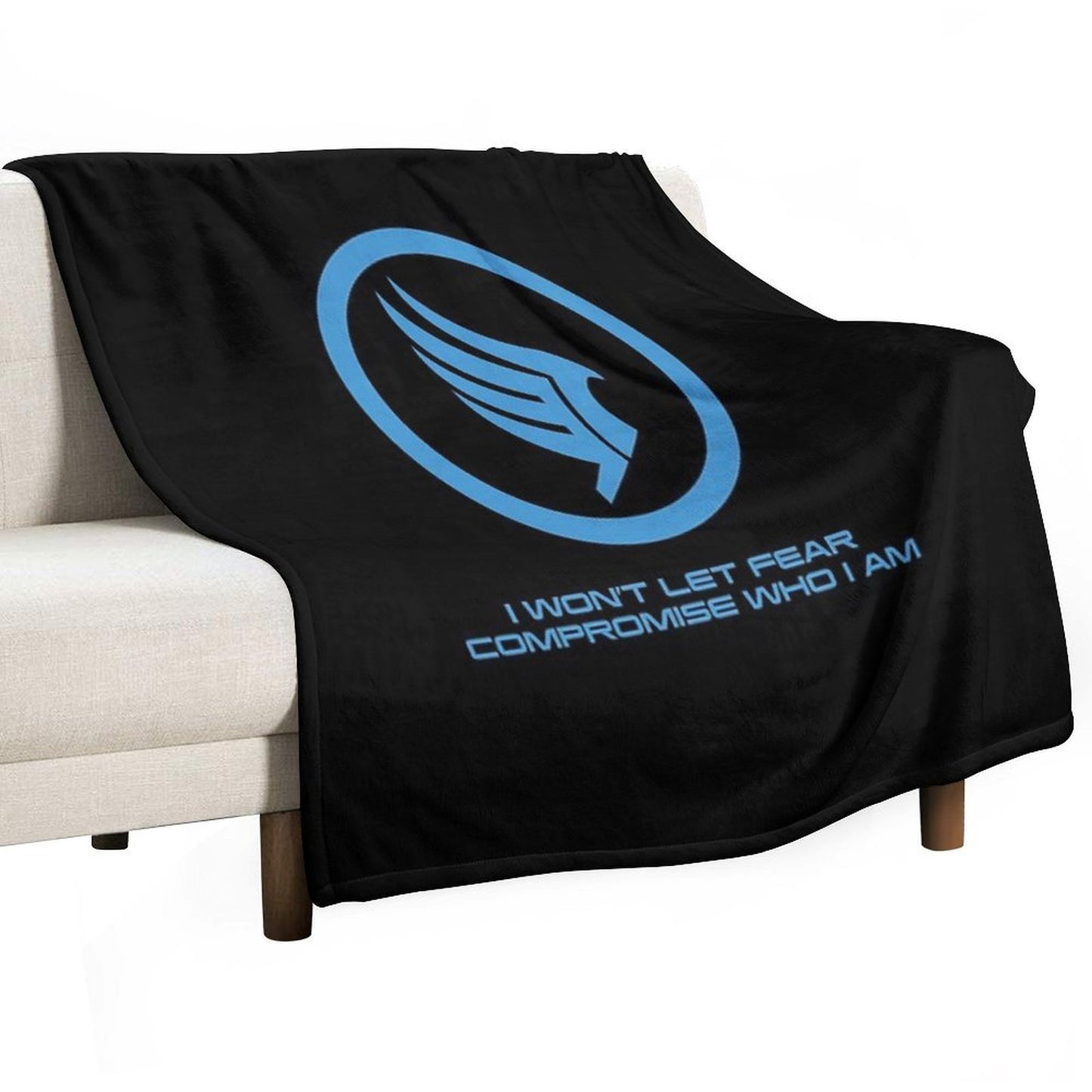 Mass Effect Commander Shepard Paragon Quote All-season Throw Blanket