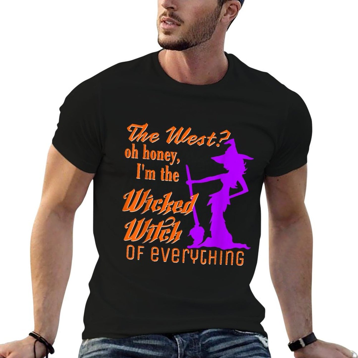 The West Oh Honey Im The Wicked Witch Shirt High-quality Stitching T-Shirt