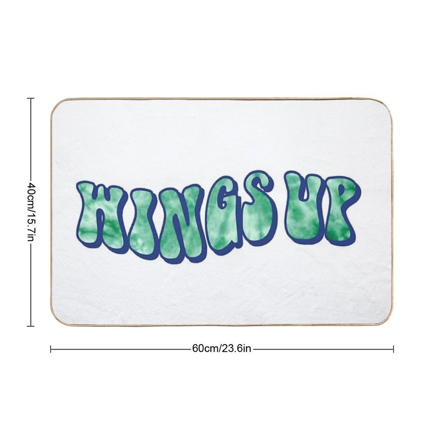 Fgcu Wings Up Durable Bath Mat