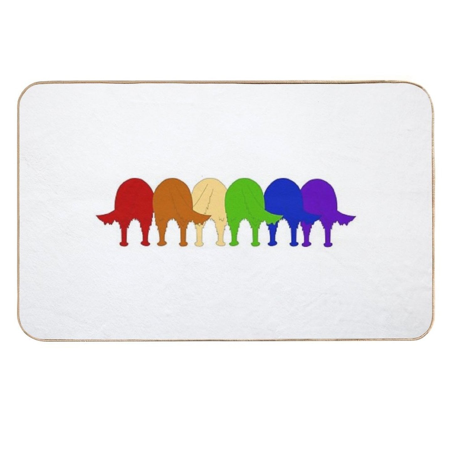 Golden Ratio Pride Pet-Safe Bath Mat
