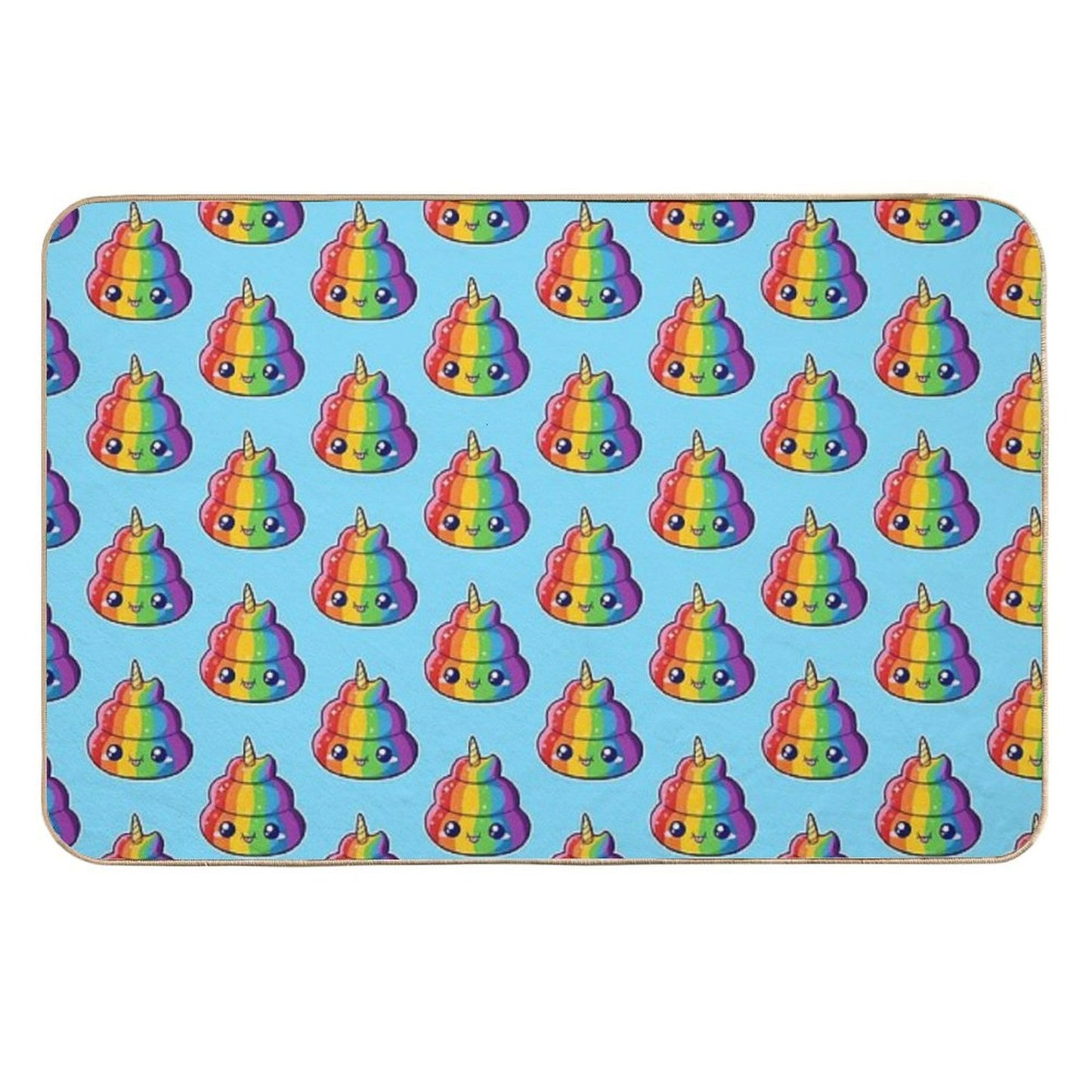 Unicorn Poop Versatile Bath Mat