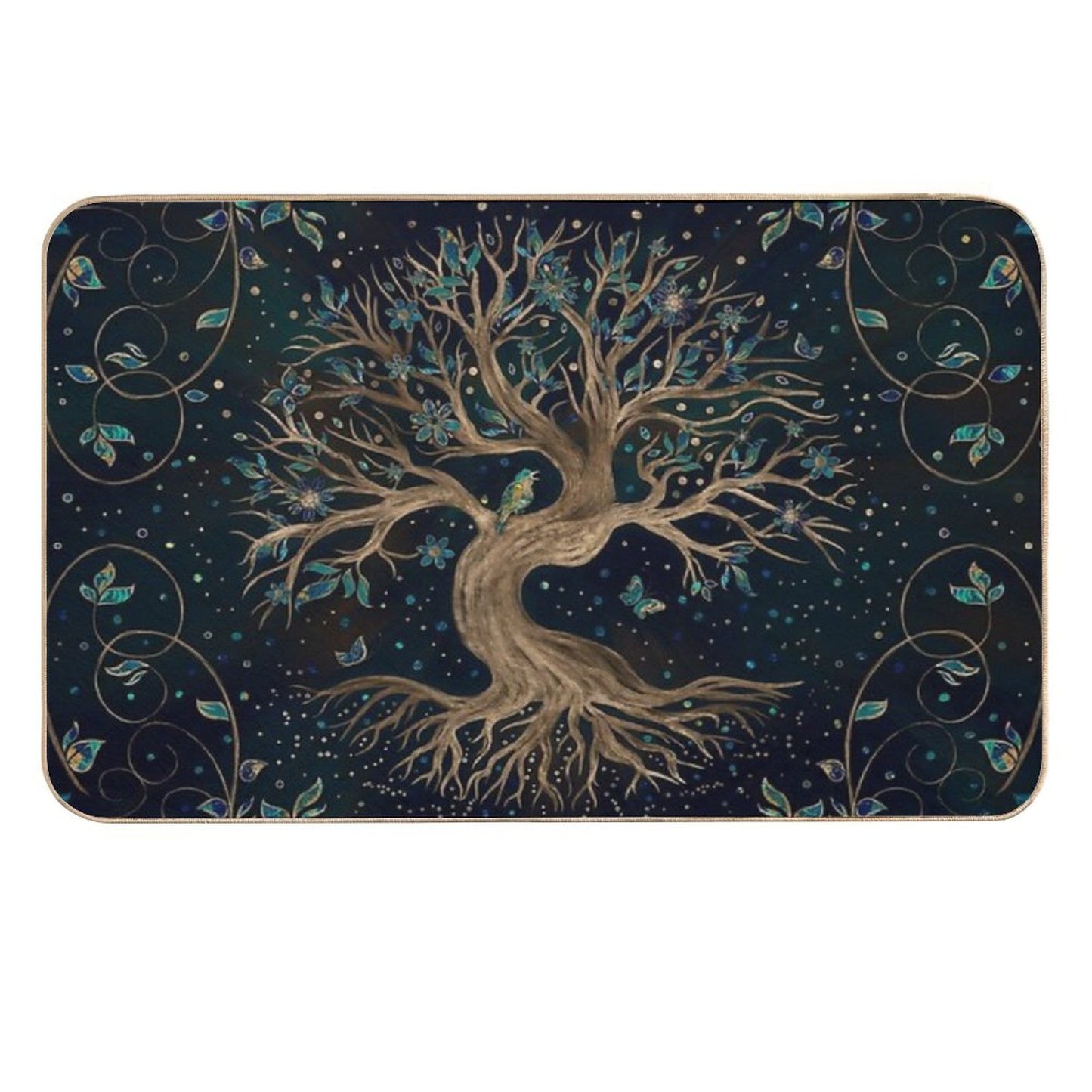 Tree of Life - Yggdrasil Dirt-Trapping Bath Mat