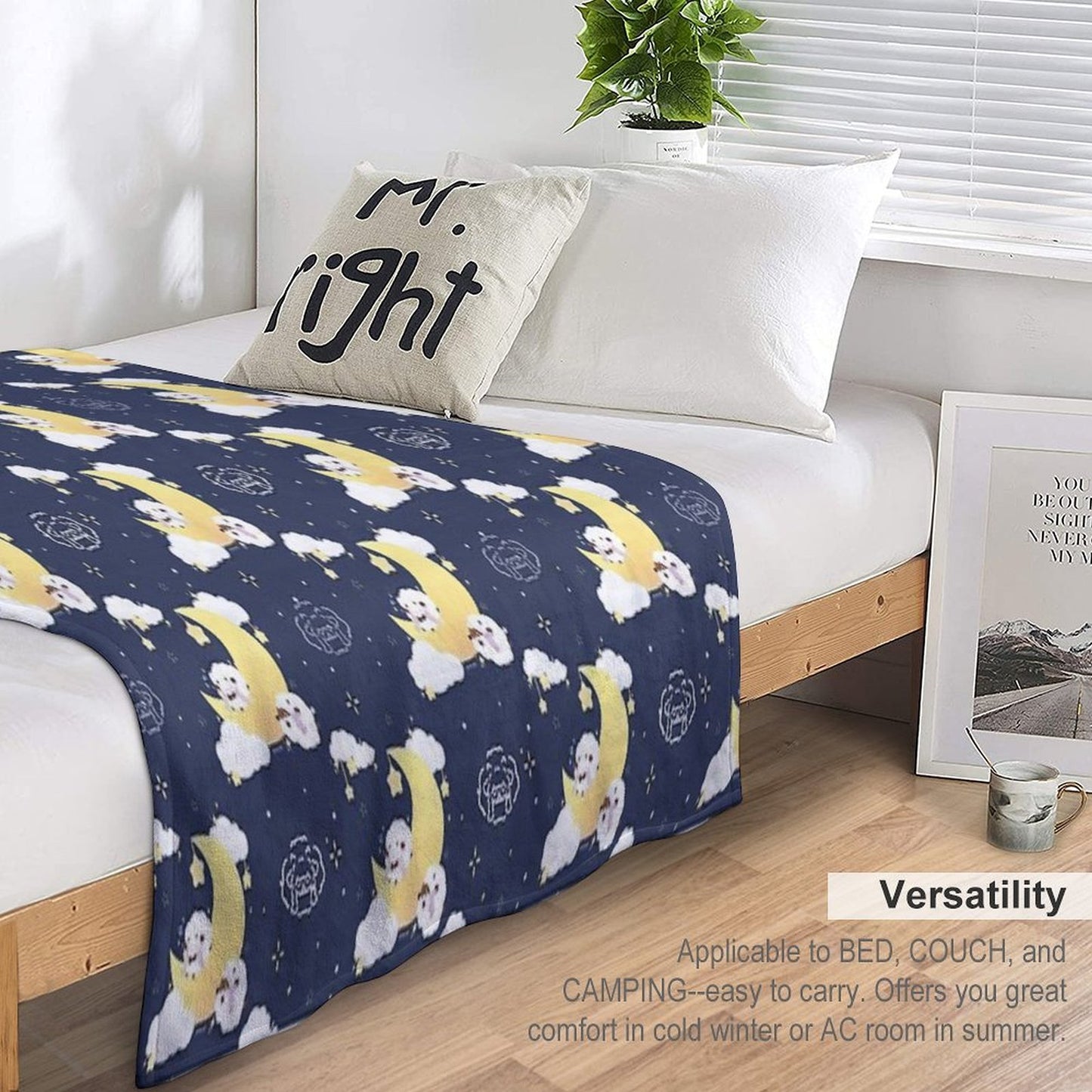 Dreamy Sheep Multi-functional Throw Blanket