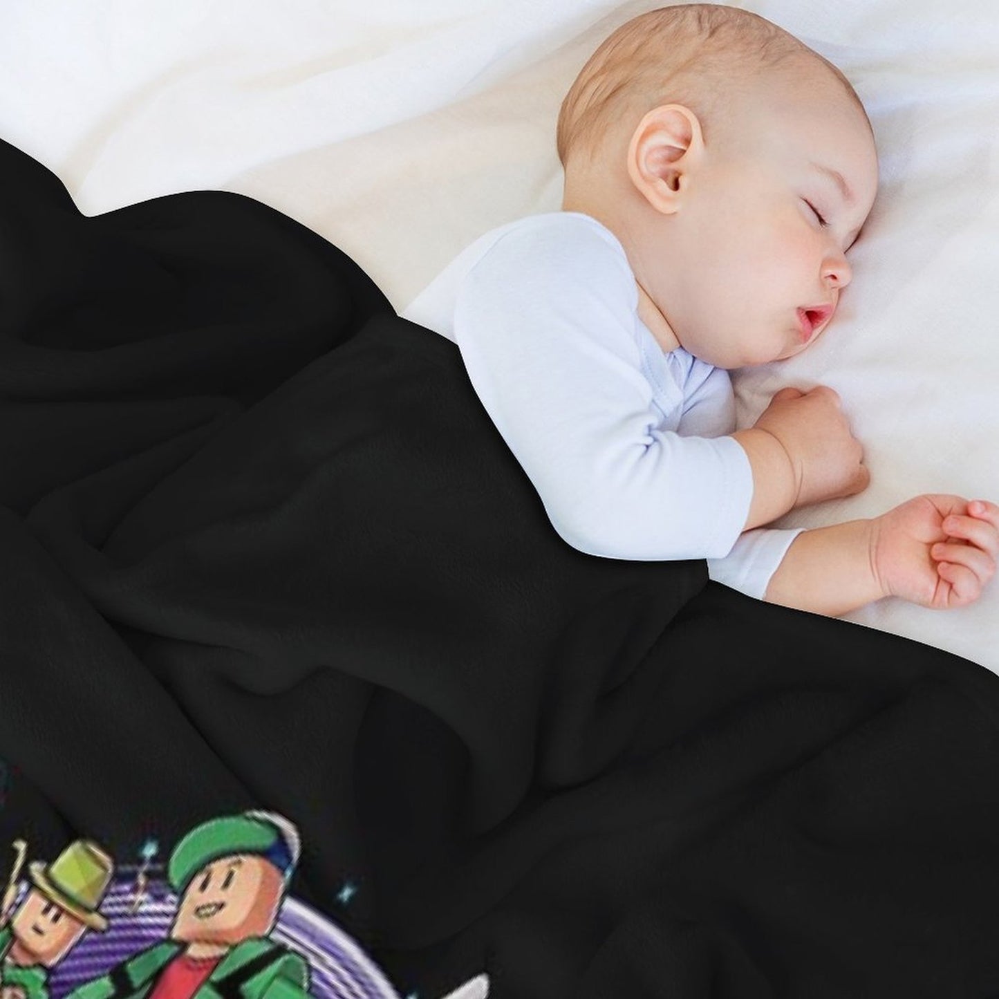 Roblox Vibrant Travel-friendly Throw Blanket