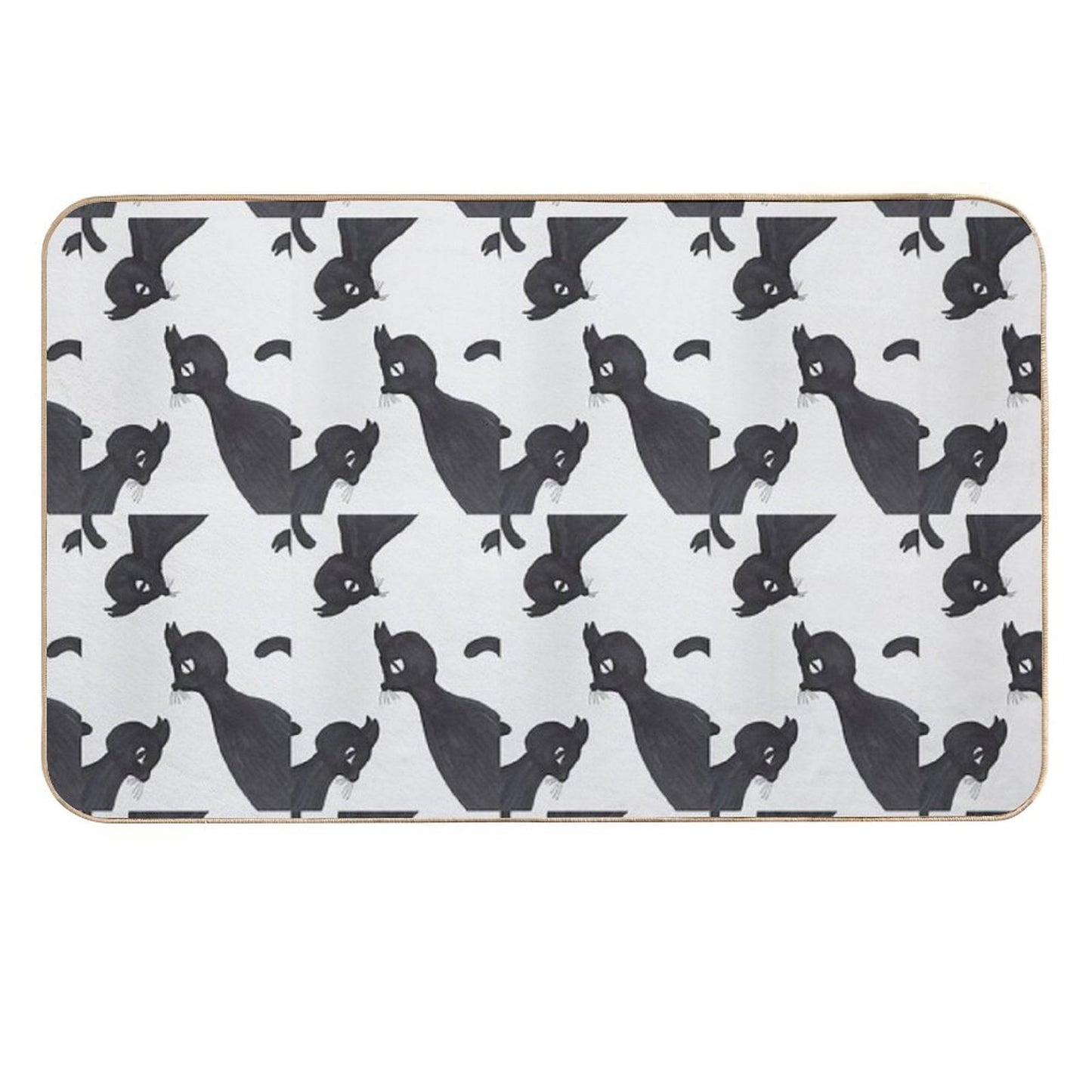 BLACK CAT・5 Slip-Resistant Bath Mat