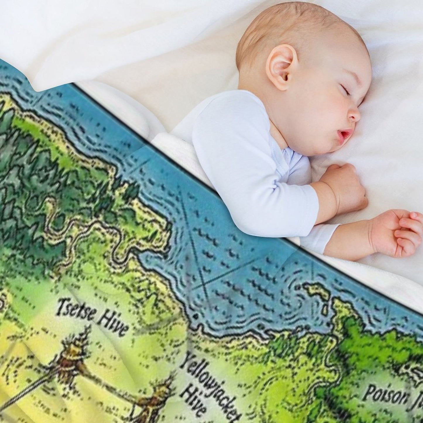 Maps Poster Metal Print Tapestry Throw Blanket Poster Compact Throw Blanket