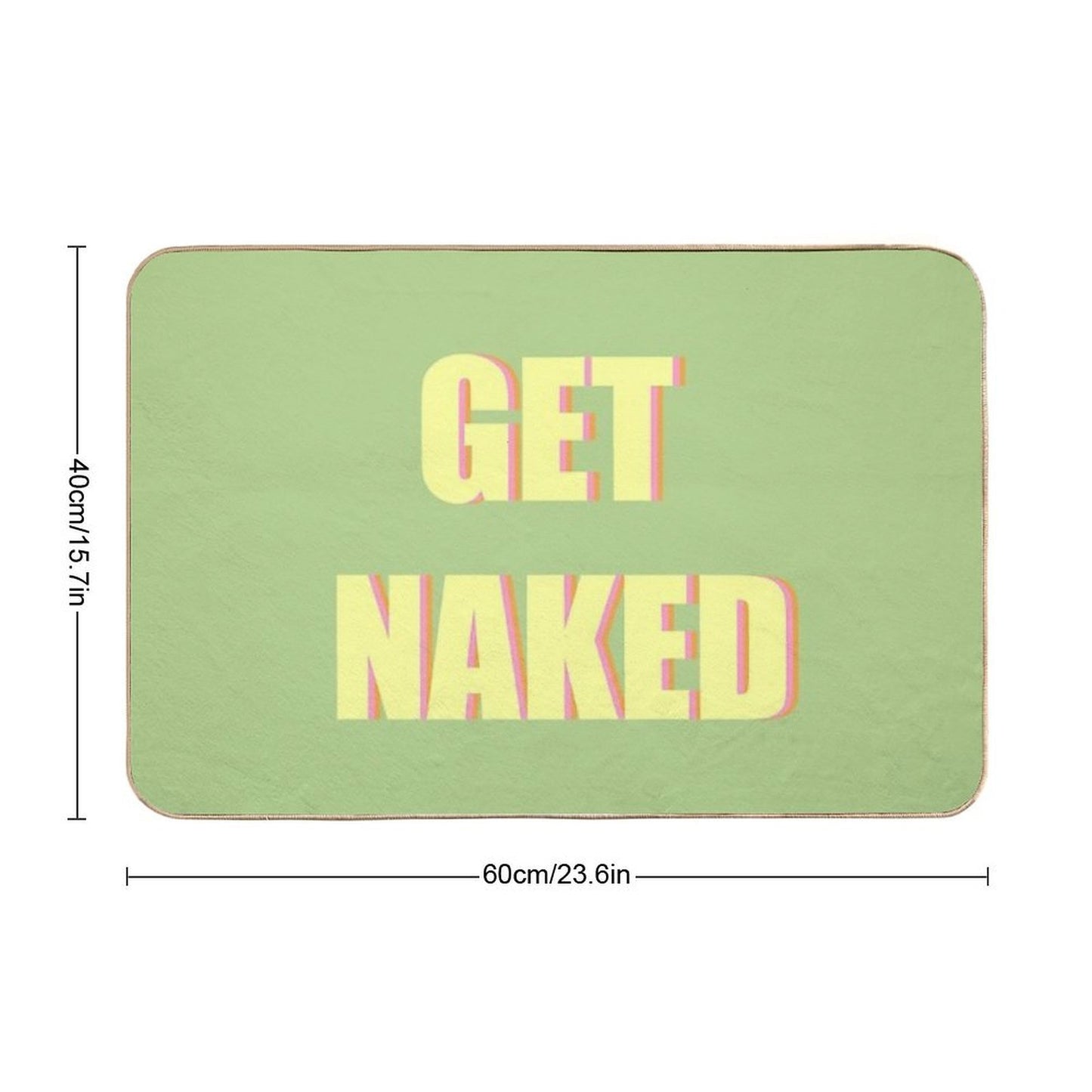 Get Naked Pet-Safe Bath Mat