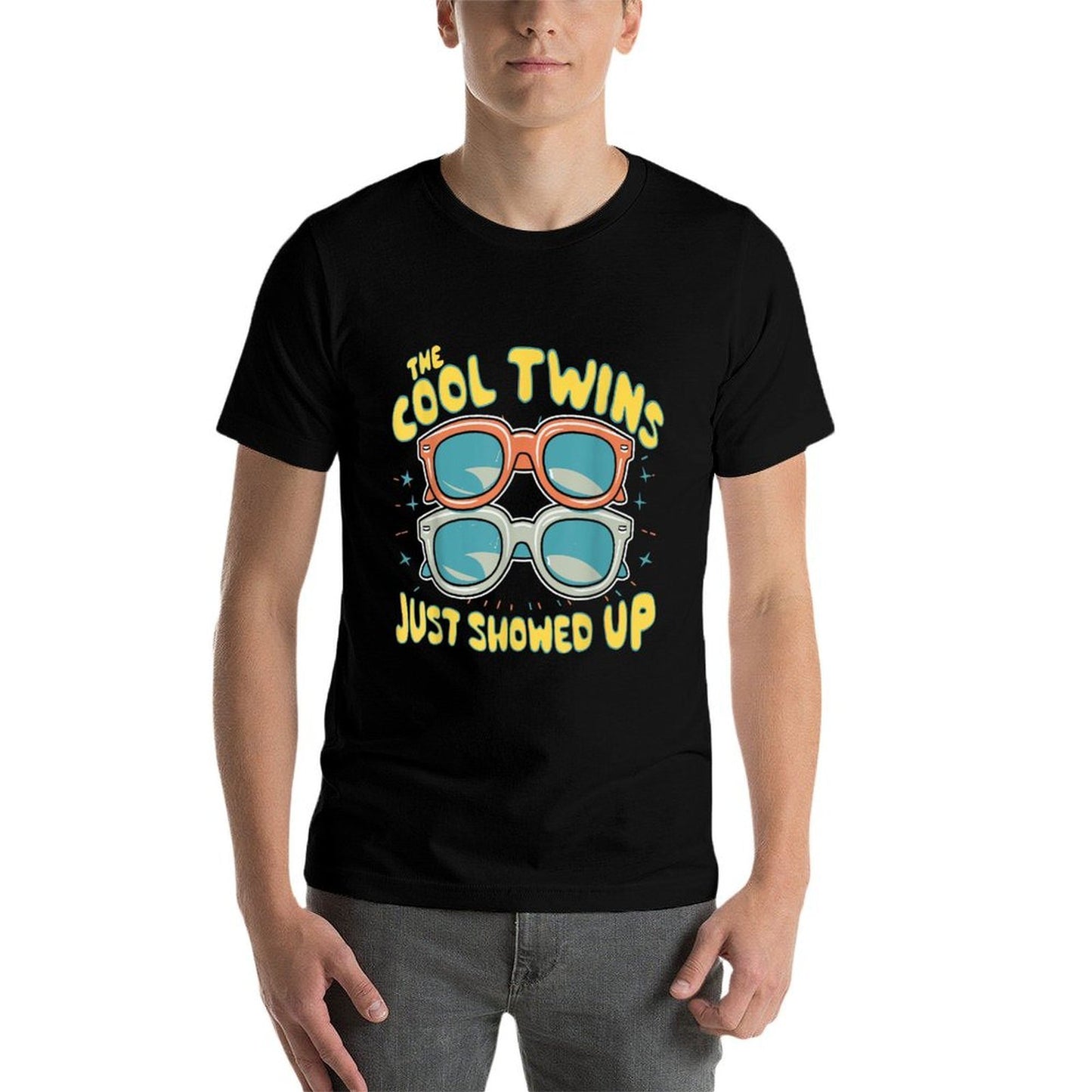 The Cool Twins Just Showed Up Tagless Design T-Shirt