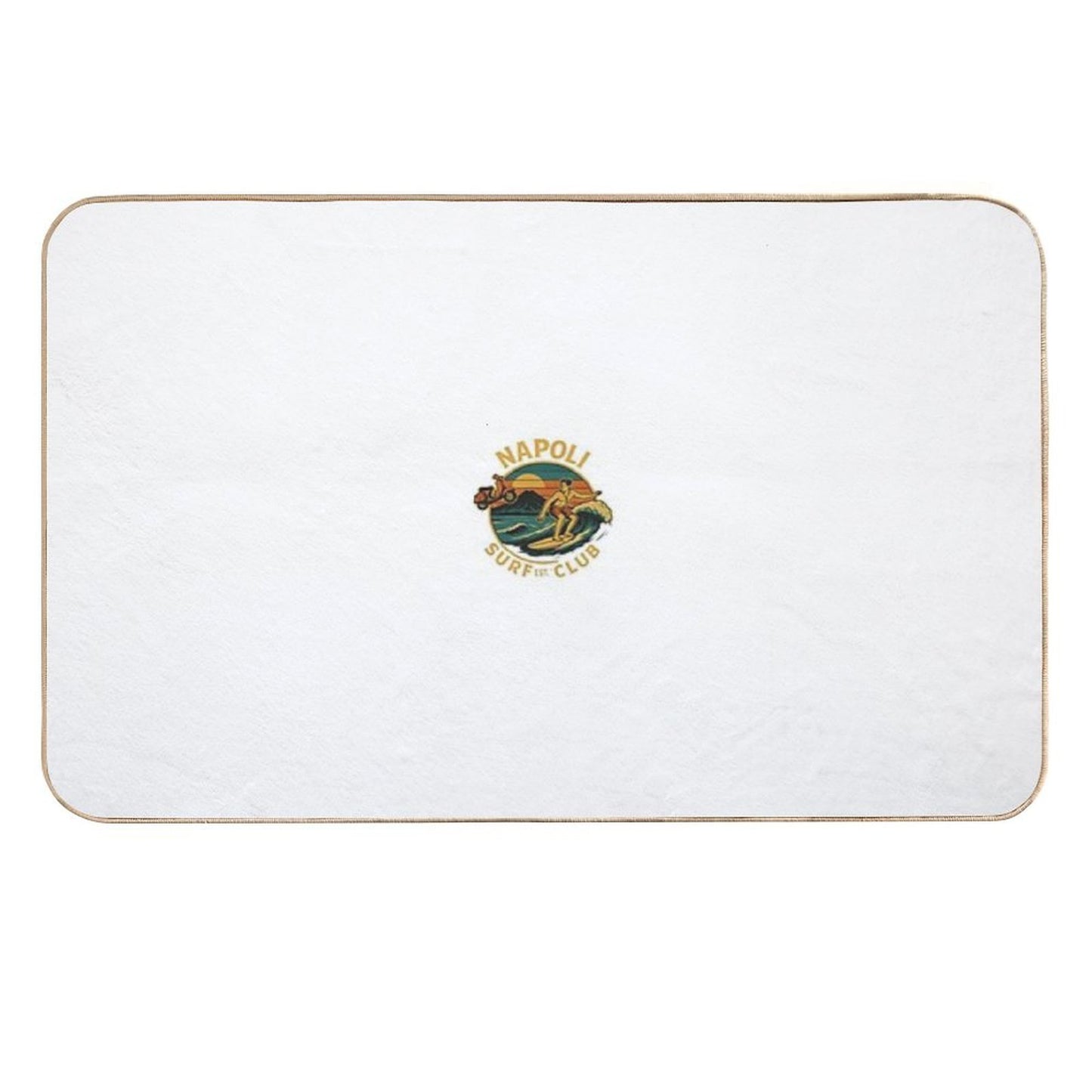 NAPOLI SURF CLUB Slip-Resistant Bath Mat