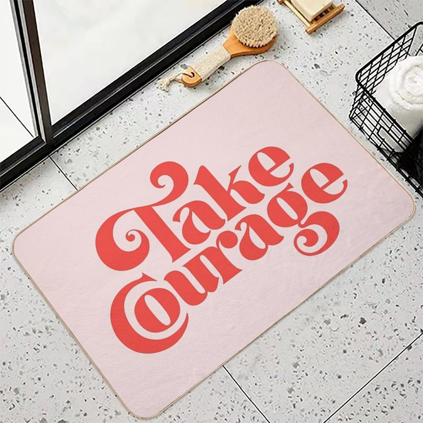Take Courage Rapid-Drying Bath Mat