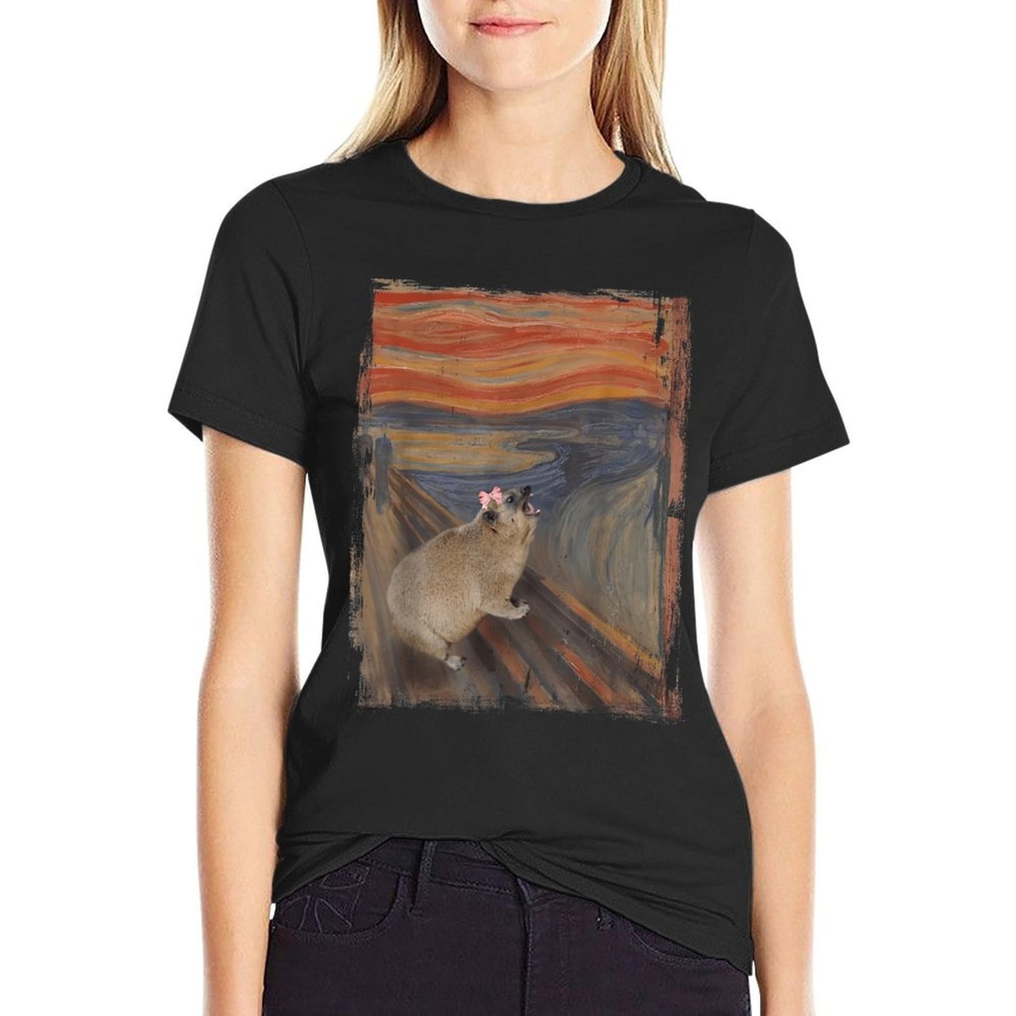 Rock Hyrax Screaming Mama Meme Odor-resistant T-Shirt