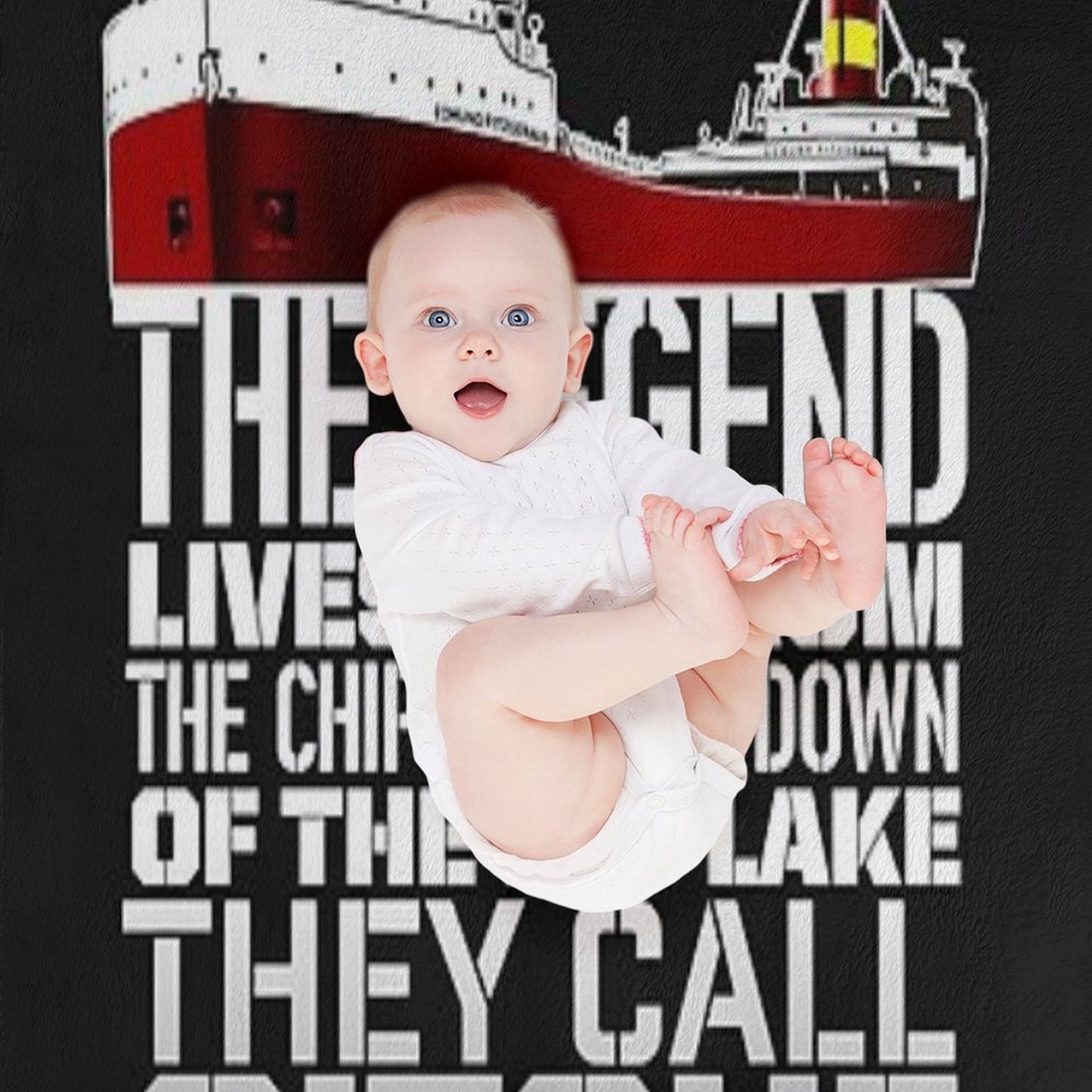 Edmund Fitzgerald Easy Care Throw Blanket