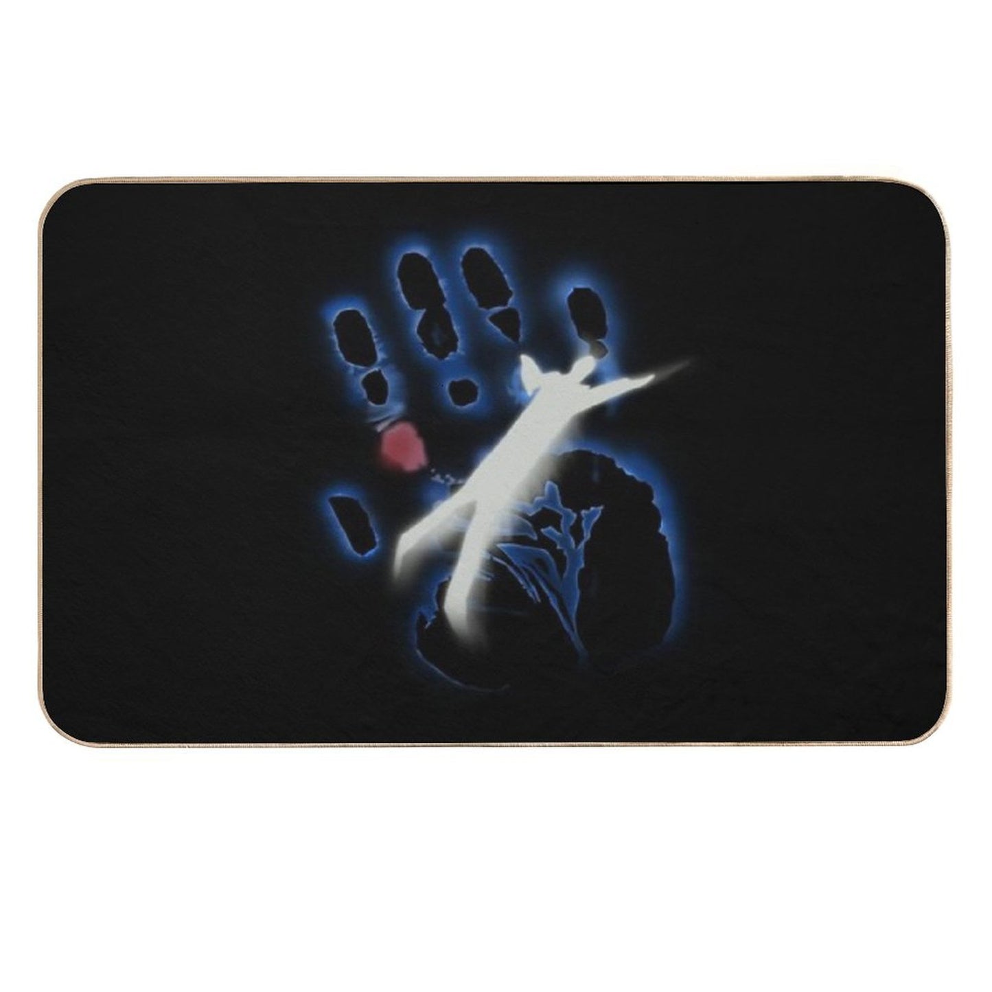 The X-Files Spooky Handprint Easy Maintenance Bath Mat