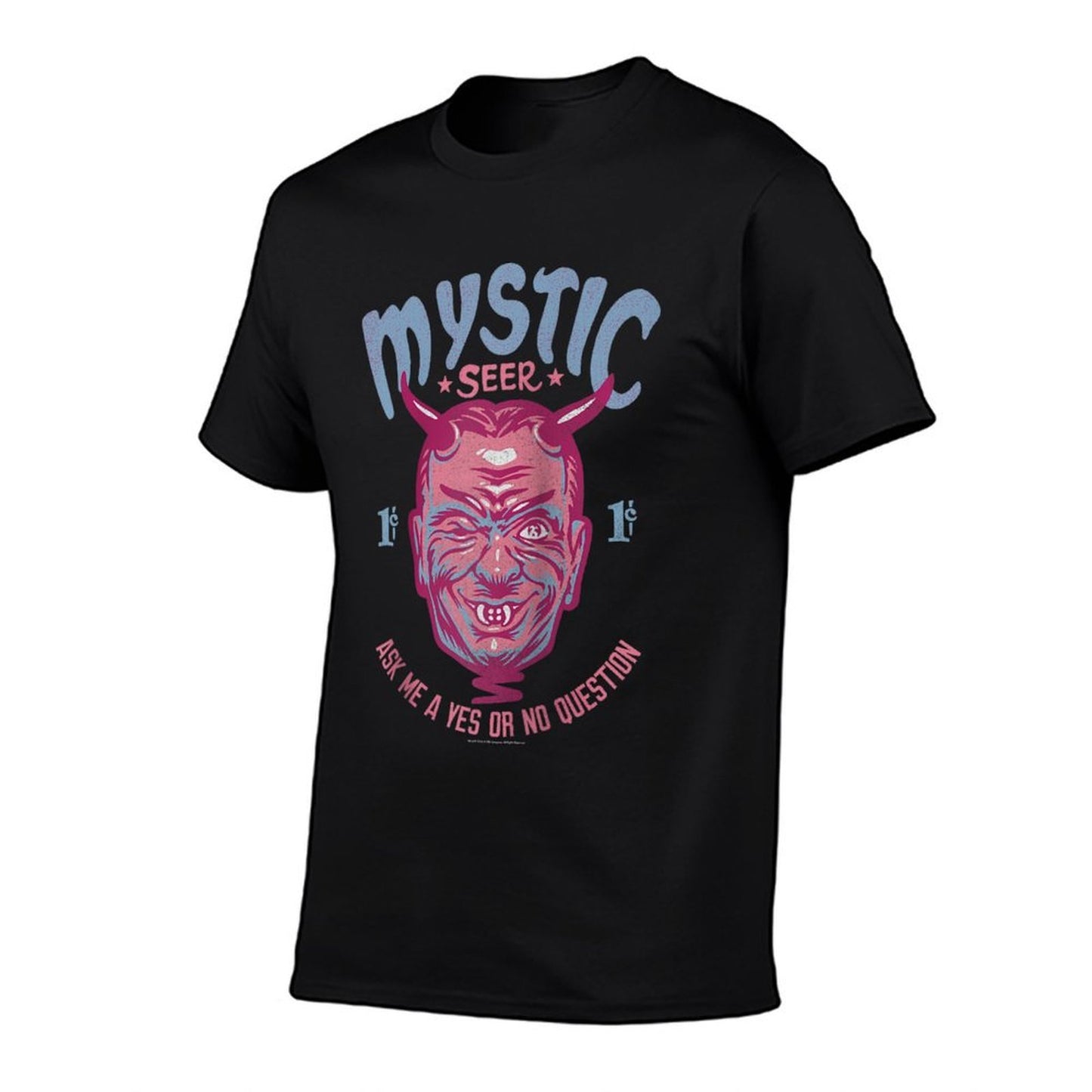 The Twilight Zone Mystic Seer Yes Or No Question Raglan Baseball Eco-friendly Material T-Shirt