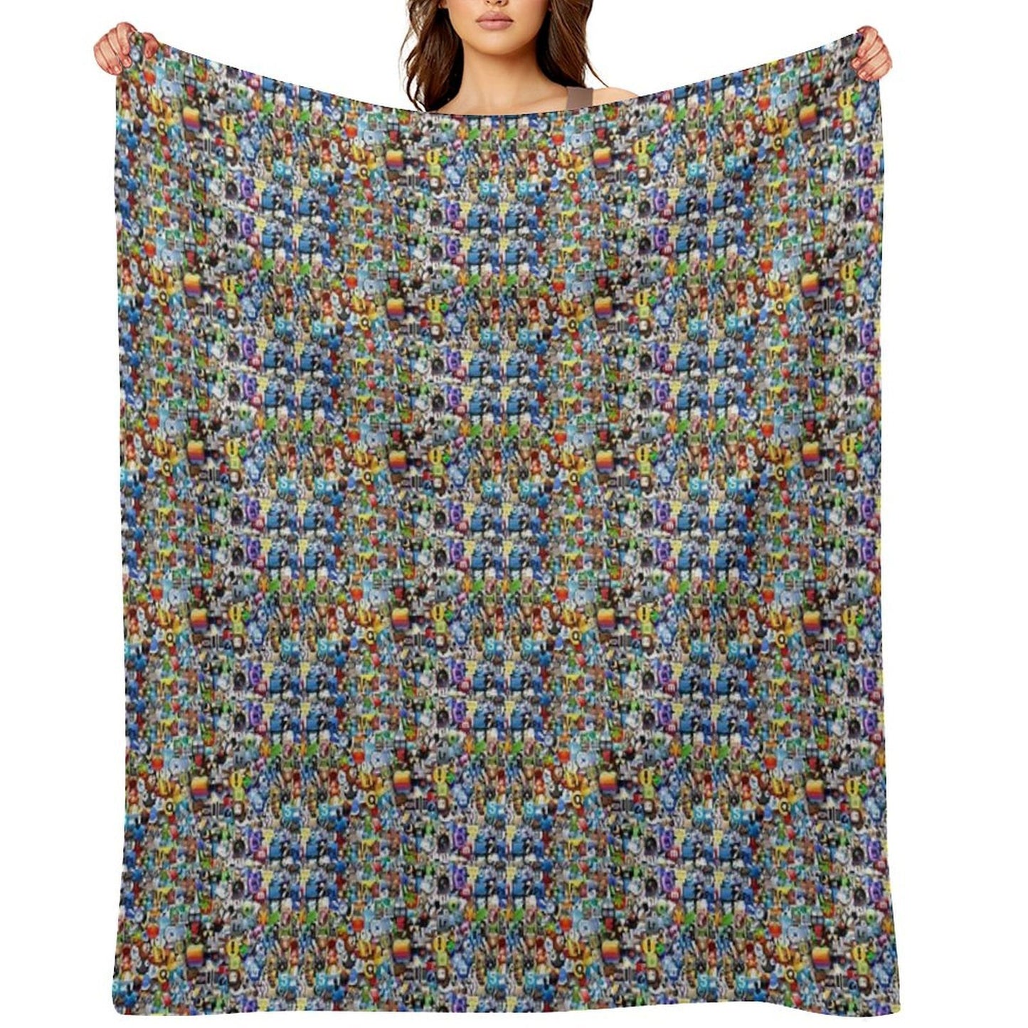 Free Shrink-resistant Throw Blanket