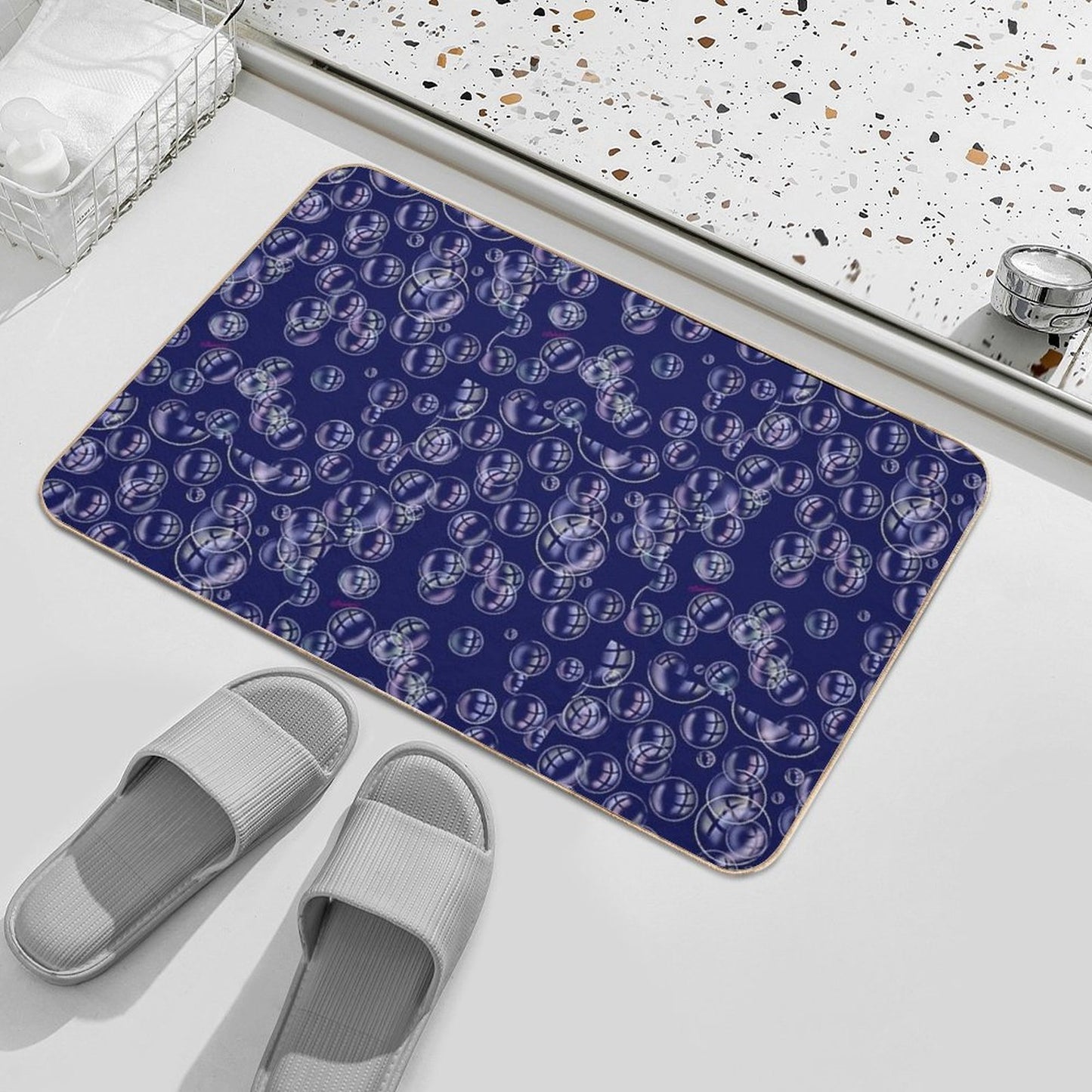 Bubbles Long-Lasting Bath Mat