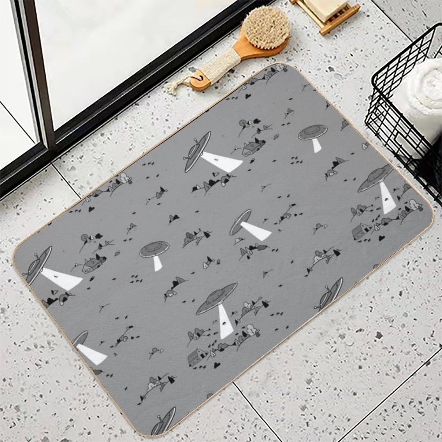 Abduction Party Repositionable Bath Mat