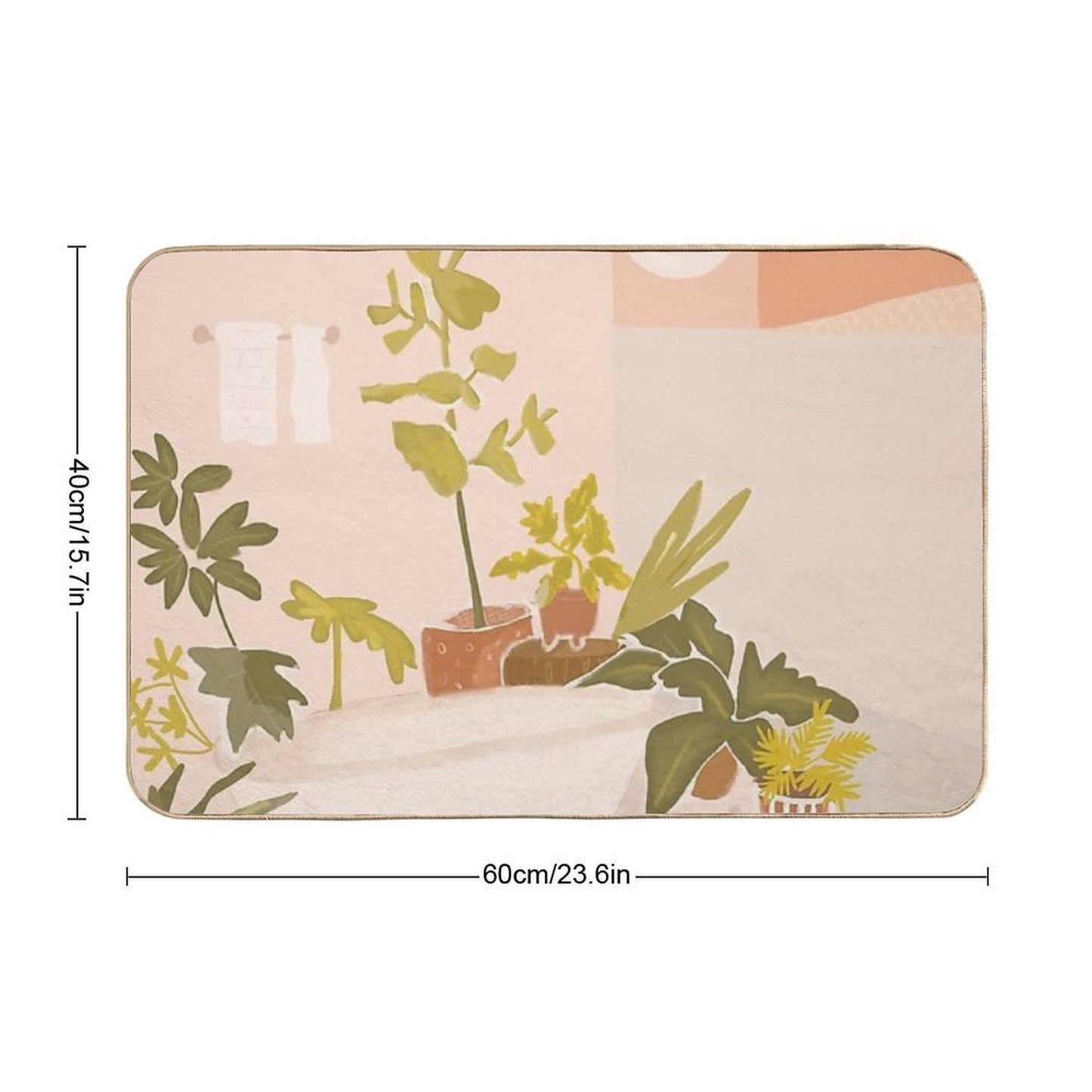Bathroom  Easy To Clean Bath Mat