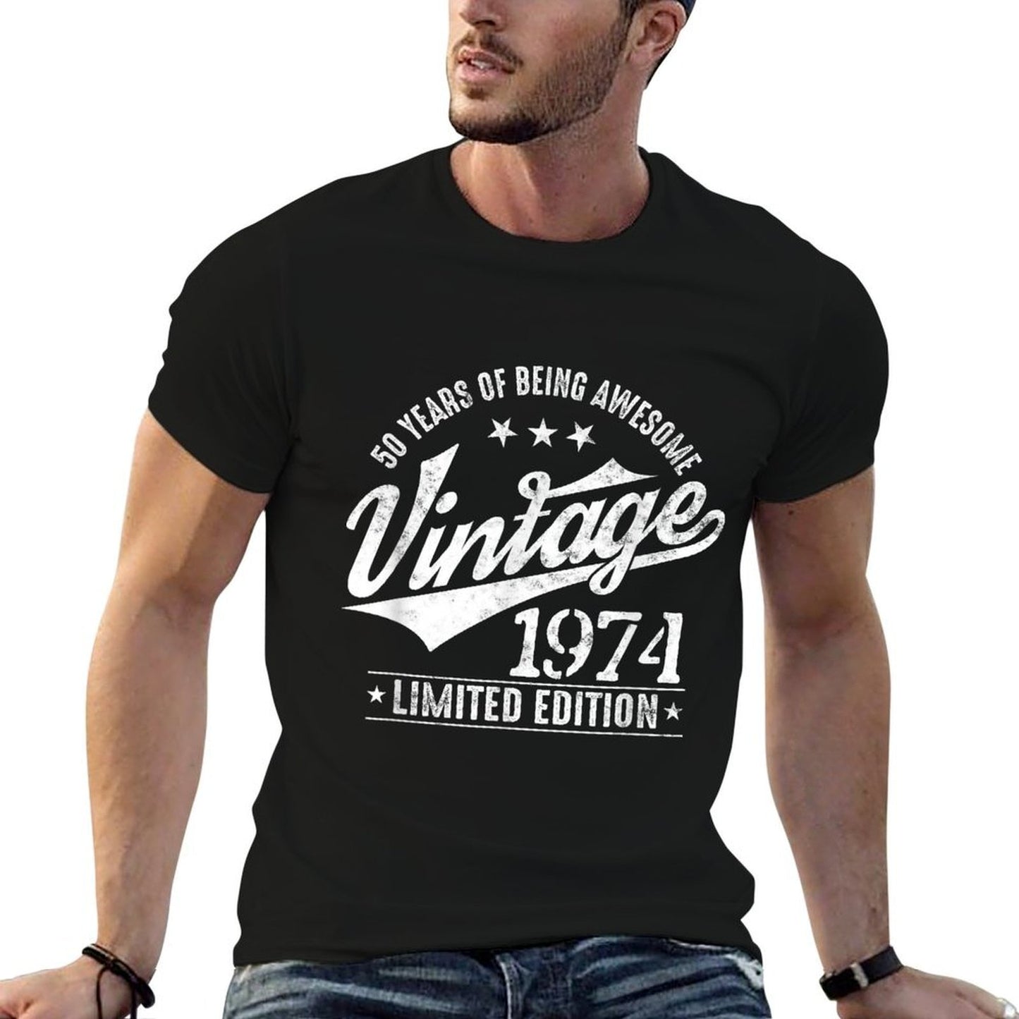 50 Year Old Gifts Vintage 1974 Limited Edition 50th Birthday Eco-friendly Material T-Shirt