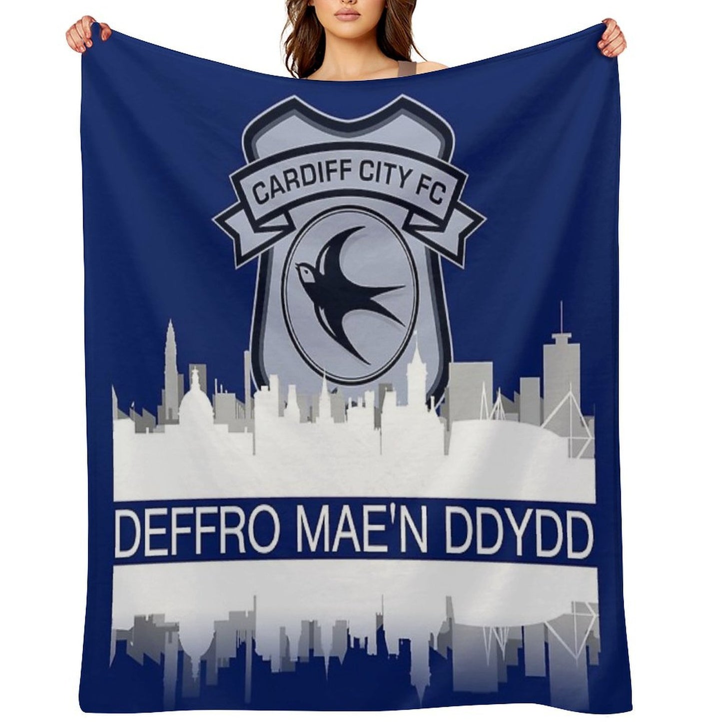 Unique Desing Football Tshirts Ultras Travel-friendly Throw Blanket