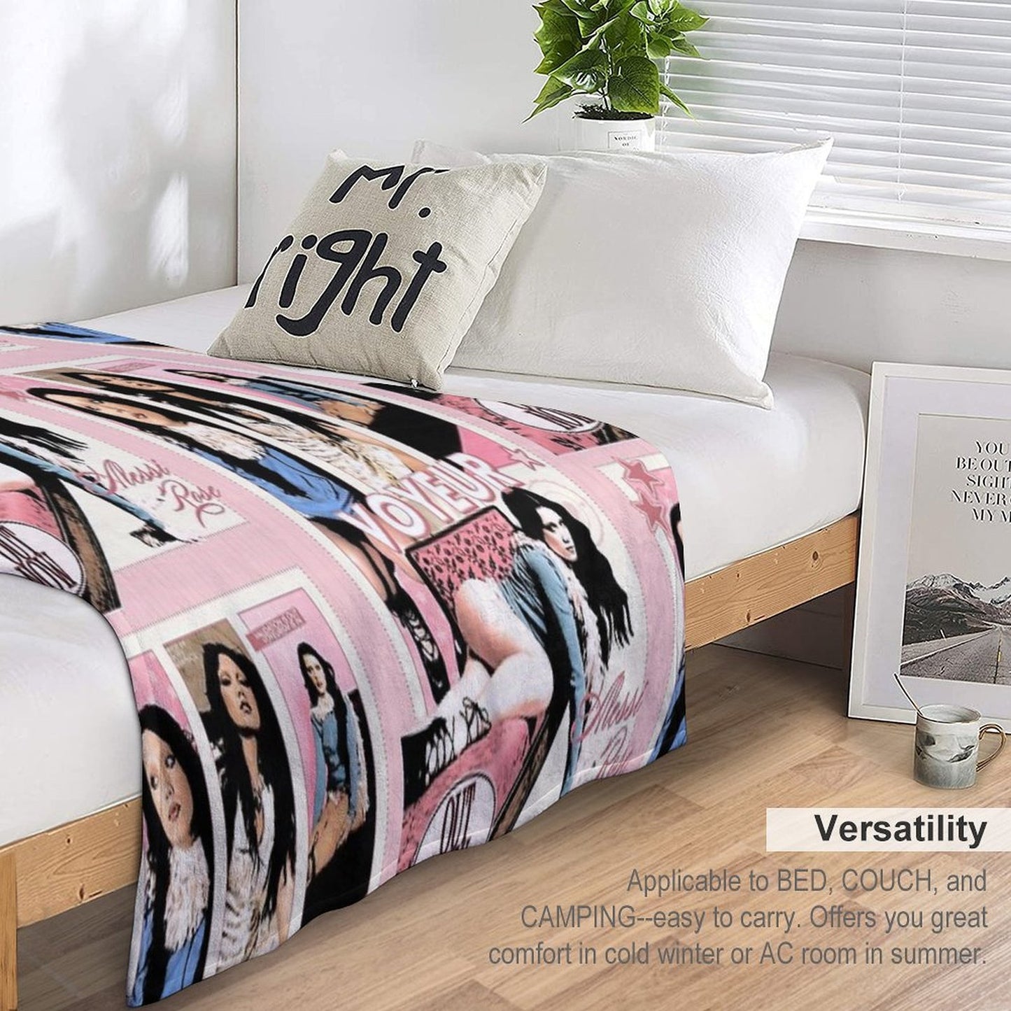 ALESSI ROSE VOYEUR EP Poster Durable Throw Blanket