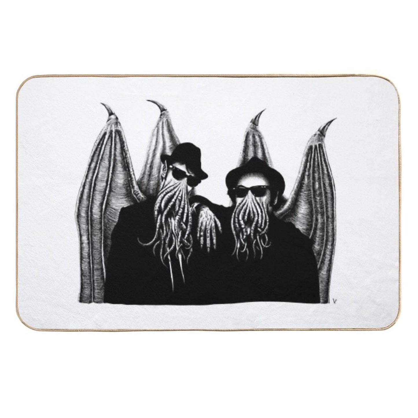 The Cthulhu Brothers Versatile Bath Mat