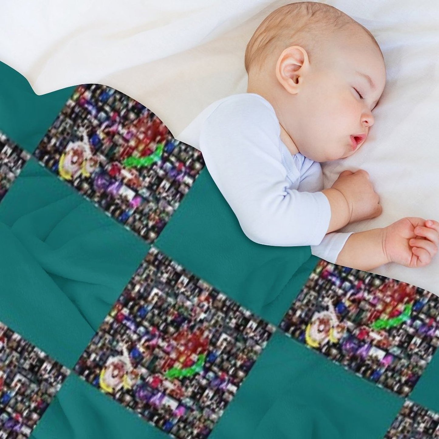 Gtreatest DJs Mosaic Travel-friendly Throw Blanket