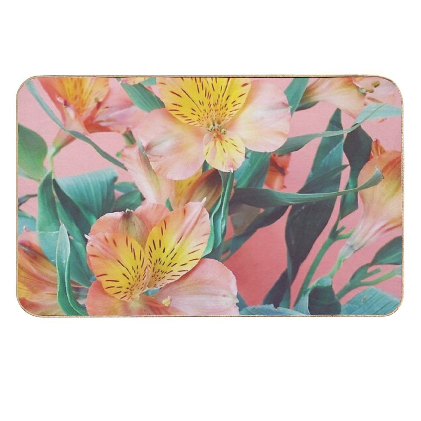 Spring Bouquet Eco-Friendly Bath Mat