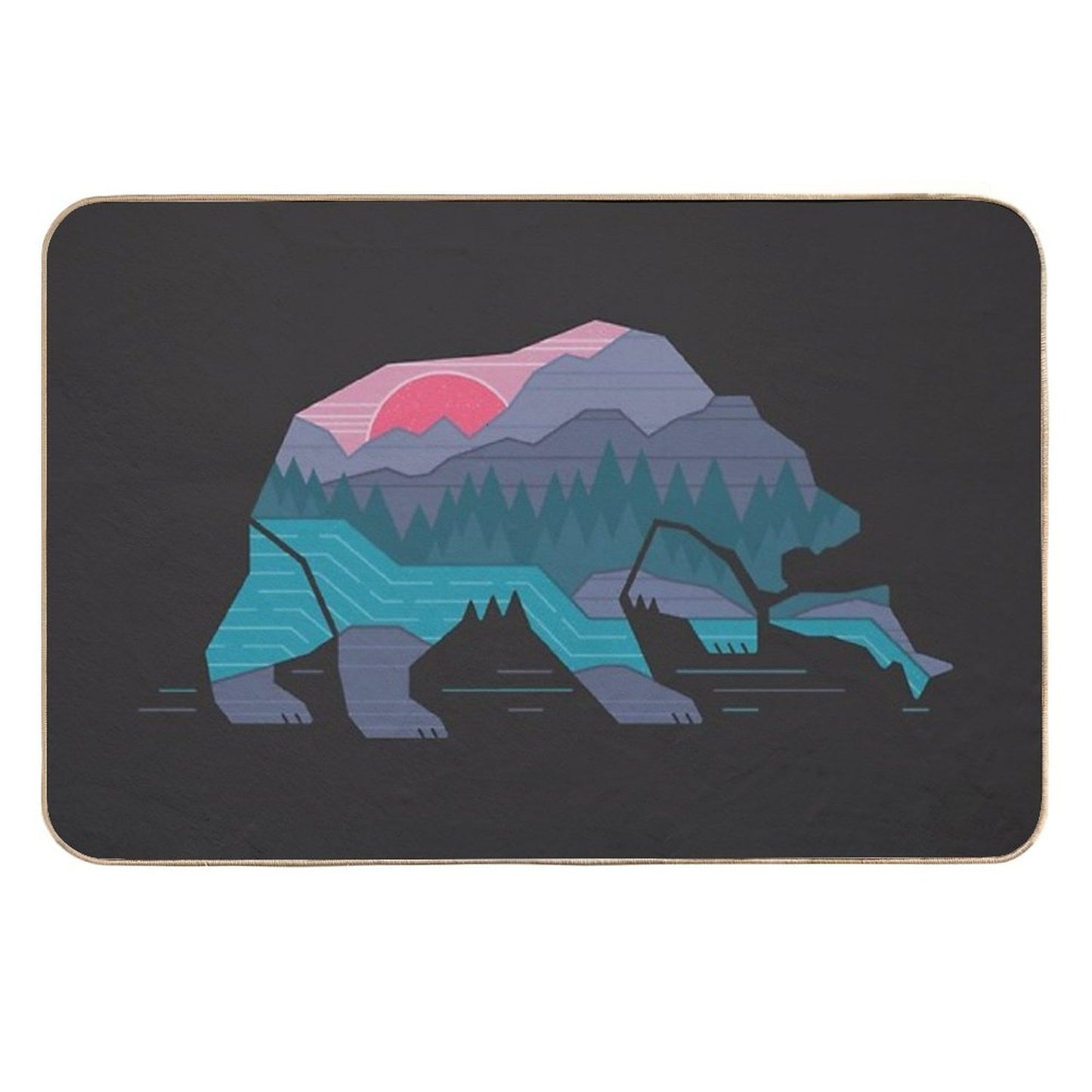 Bear Country Anti-Trip Bath Mat