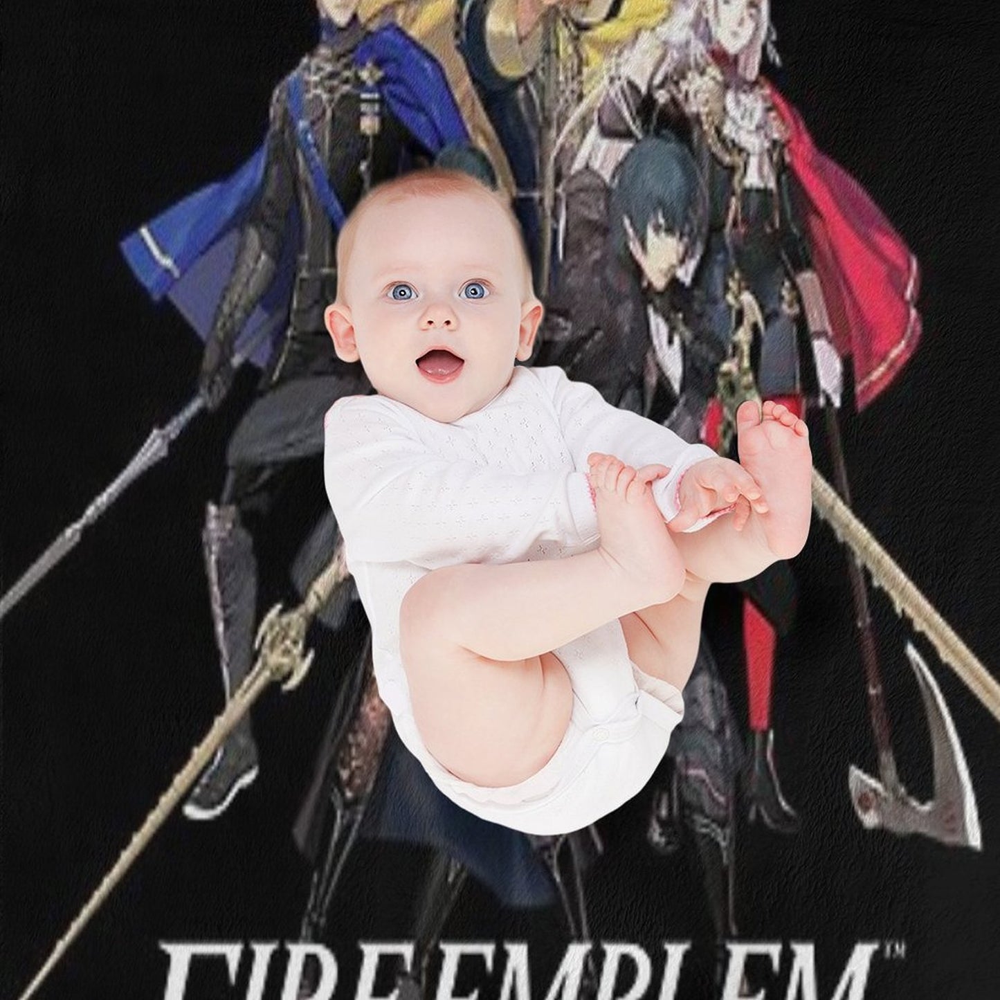 Fire Emblem™ Three Houses - House Leaders And Byleth (Male + Female) Quick-dry Throw Blanket
