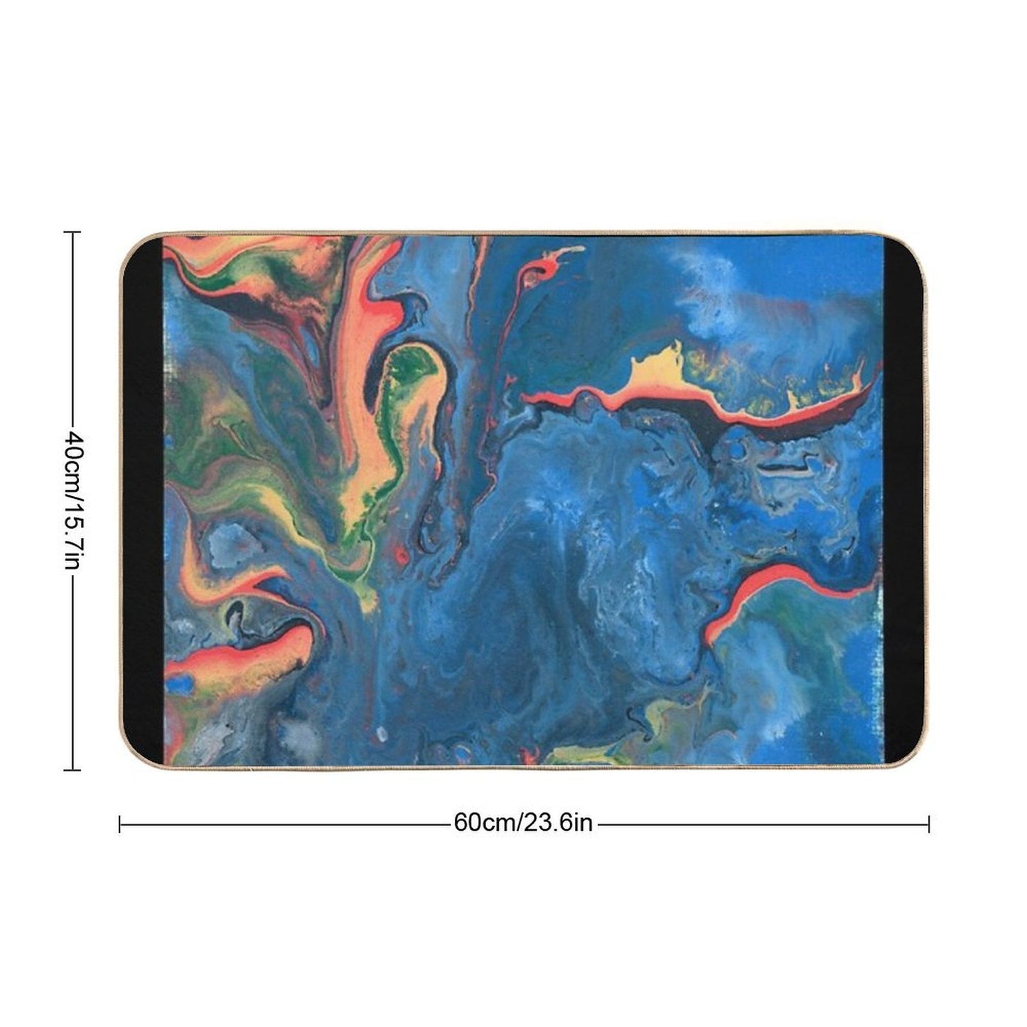 Molten Waves Eco-Friendly Bath Mat