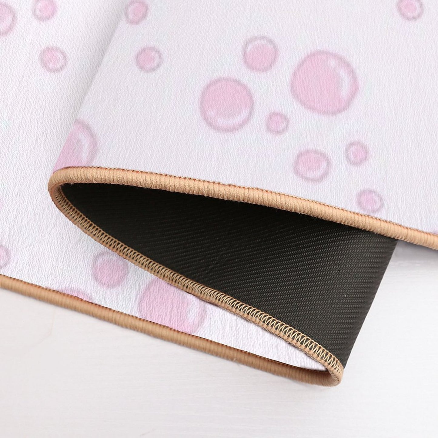 Pink Bubbles Collection Toxin-Free Bath Mat