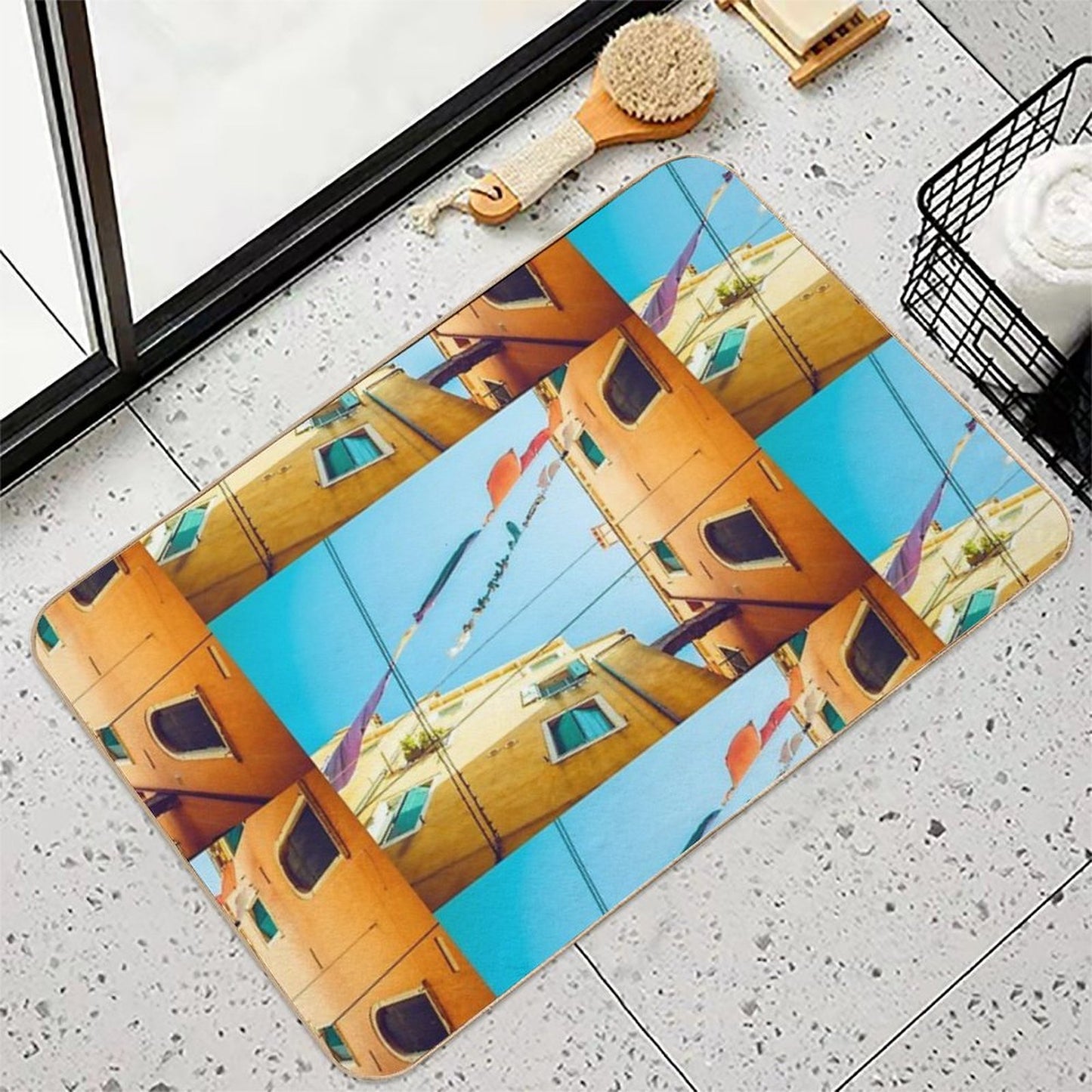 Venice's Architecture Stain-Proof Bath Mat