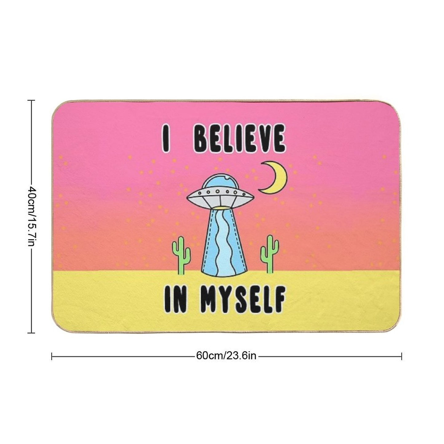 I Believe In Myself - The Peach Fuzz Multi-Purpose Bath Mat