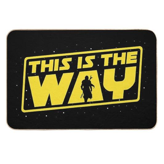 This Is The Way  Absorbent Bath Mat