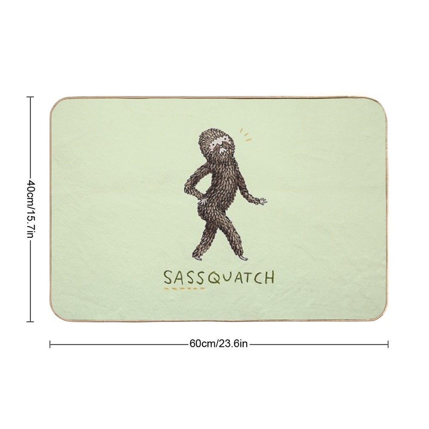Sassquatch Anti-Trip Bath Mat