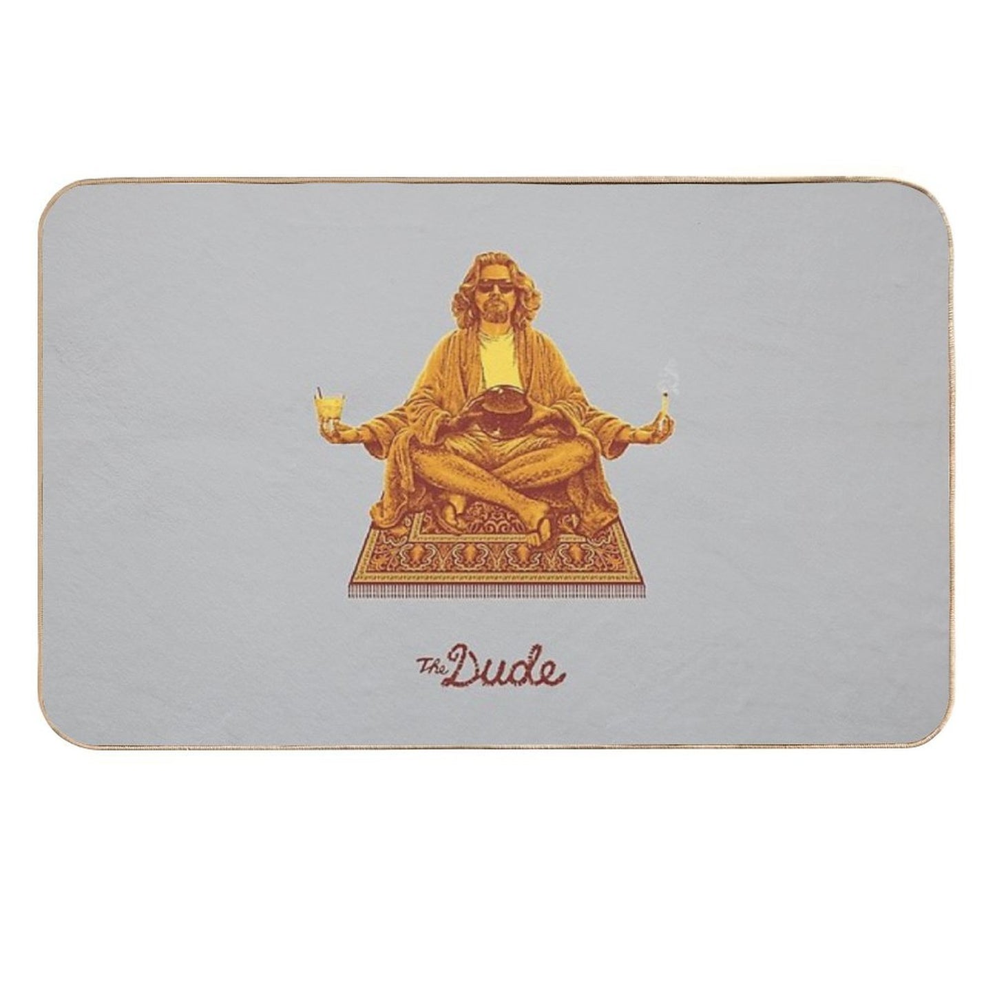 The Dude Budha The Big Lebowski Rapid-Drying Bath Mat