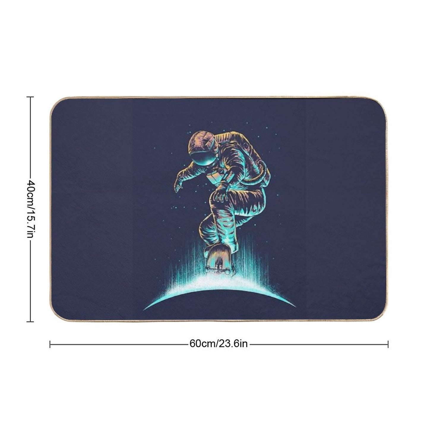 Space Grind Rapid-Drying Bath Mat
