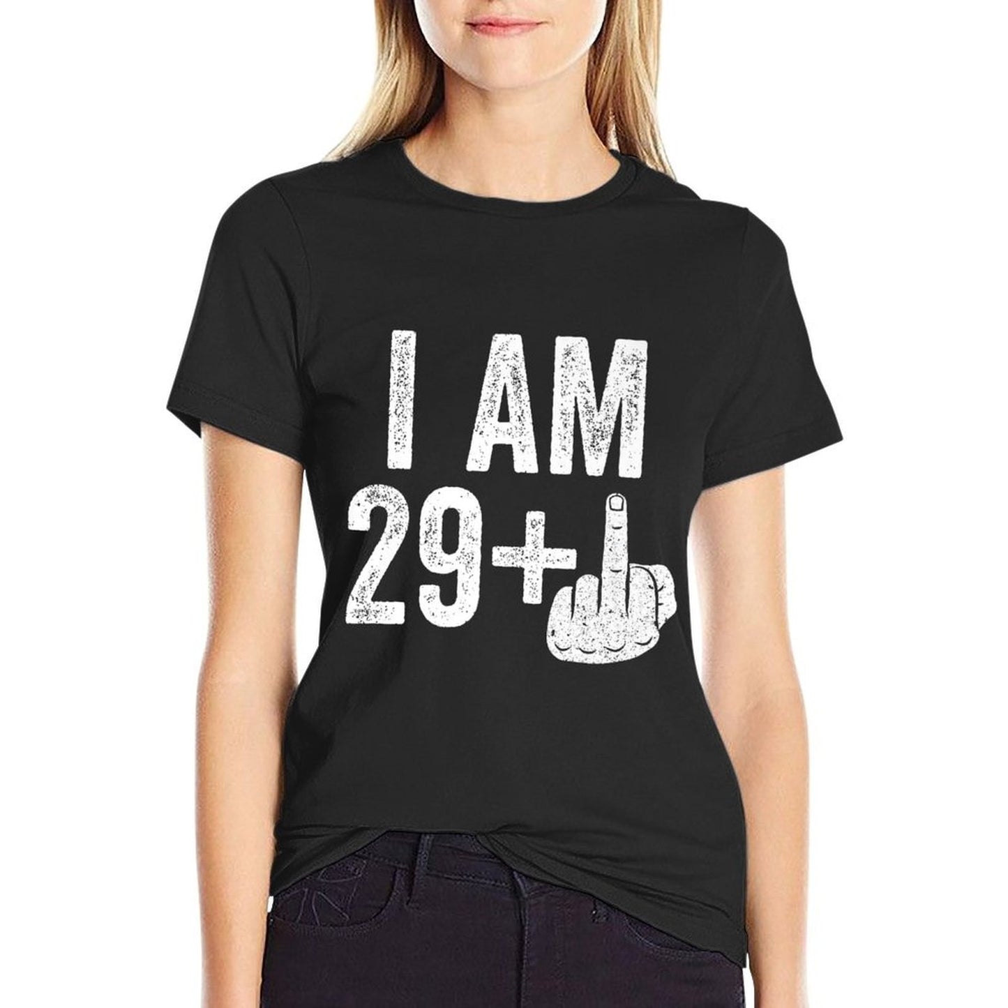 I Am 29 Plus Middle Finger Men Women 30th Birthday Premium Soft T-Shirt
