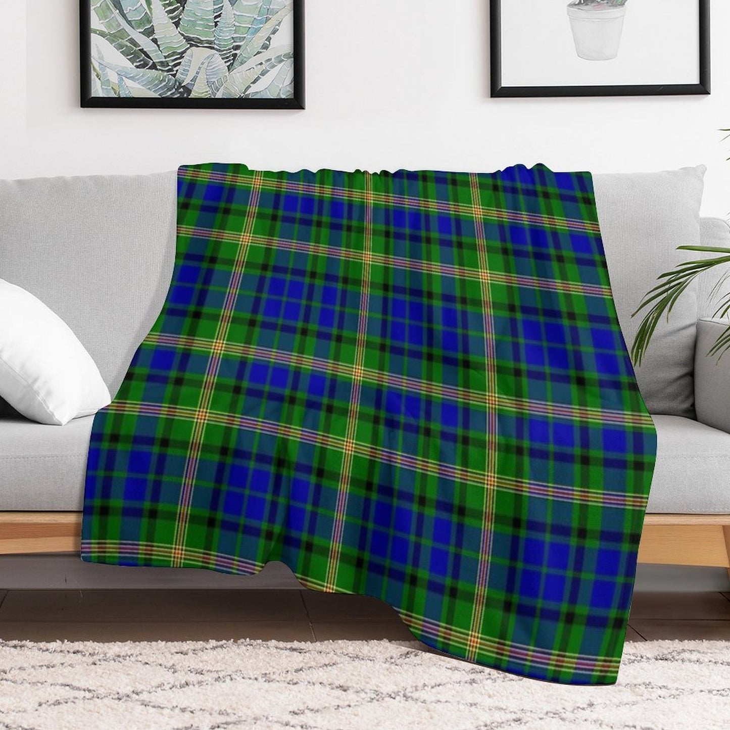 Clan Maitland Tartan Quick-dry Throw Blanket